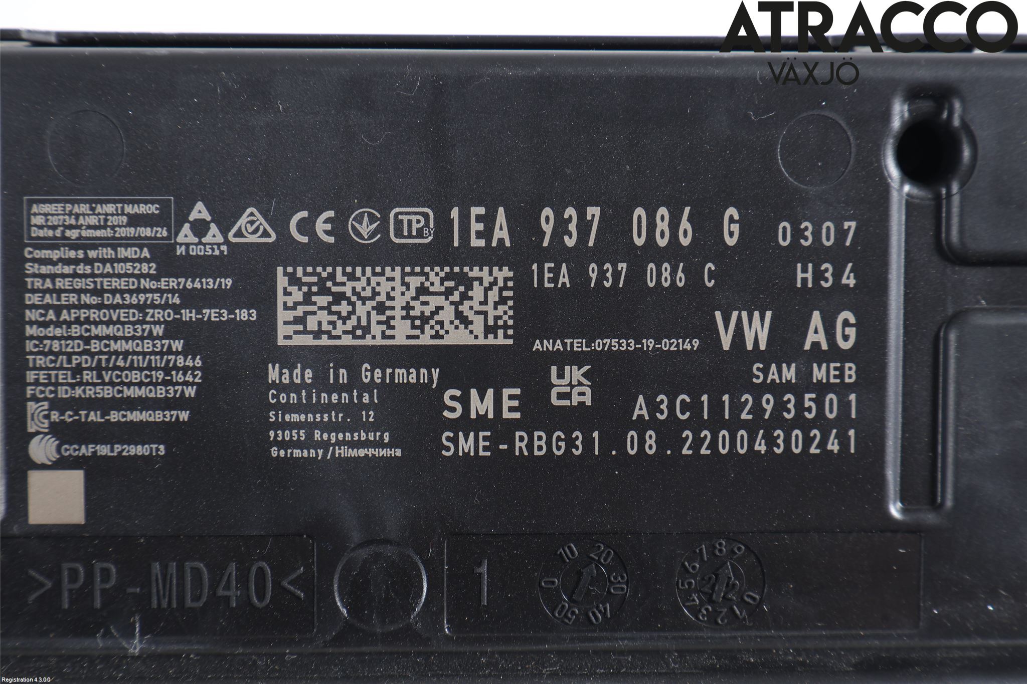Volkswagen VW ID.4 21- Styrenhet Övrigt