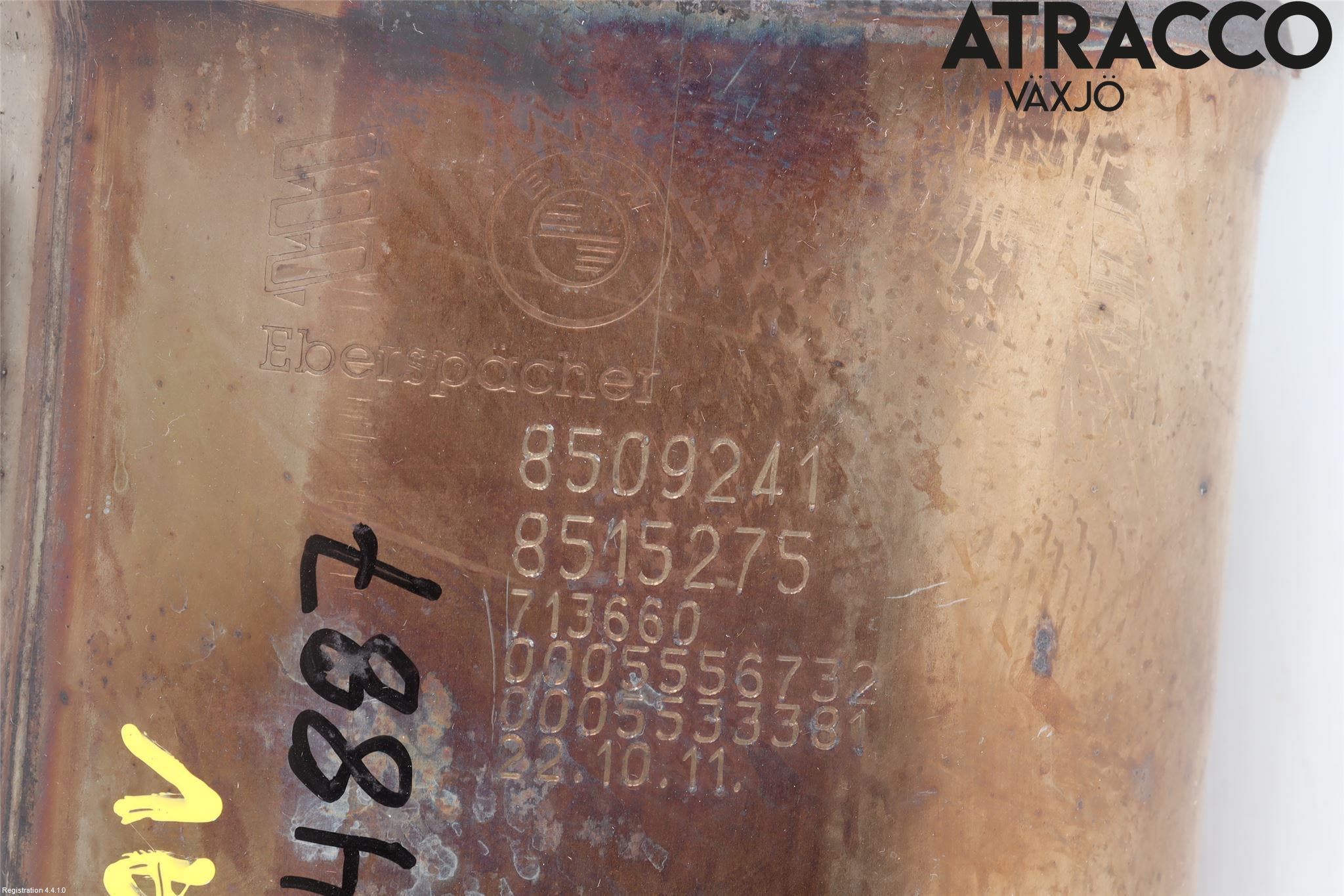 BMW 5 F10/F11/F18 09-17 Avgas Partikelfilter