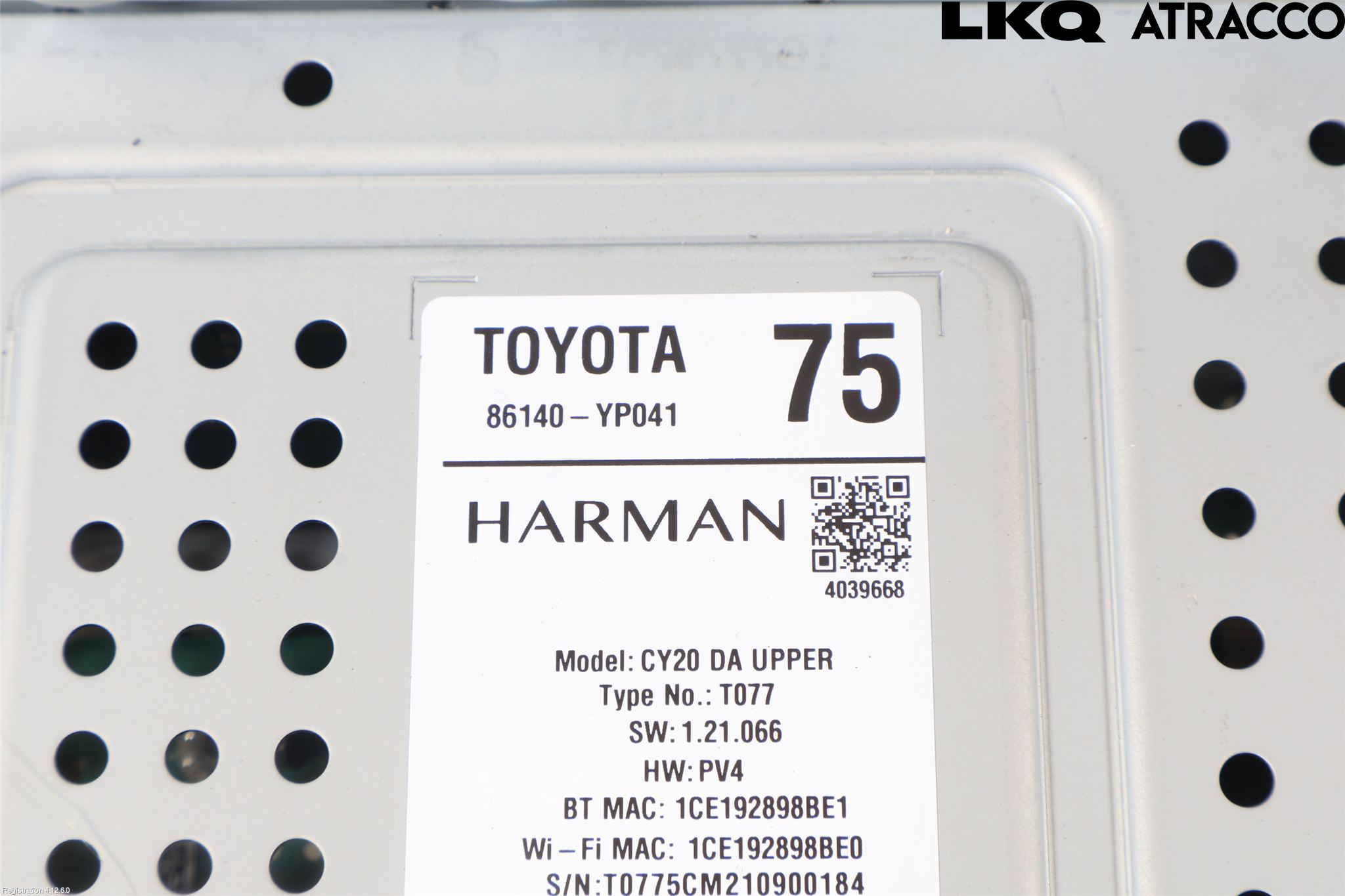 Toyota YARIS CROSS XP21 21- Cd Radio - Multimediapanel