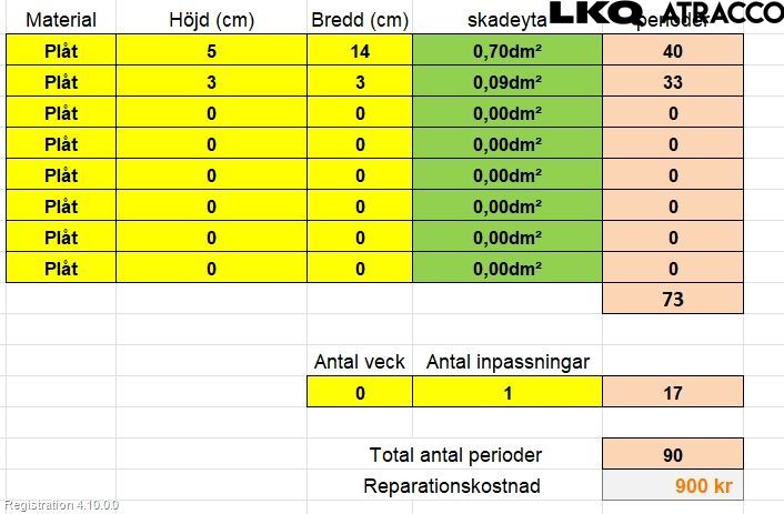 Toyota YARIS XP90 06-11 Dörr Bak Vänster