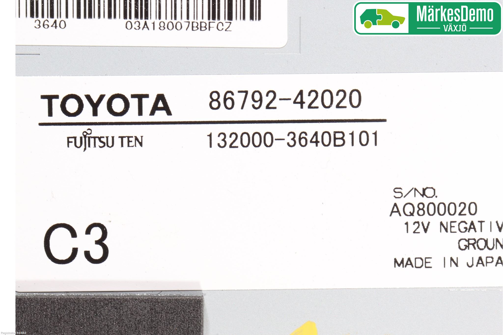 Toyota RAV4 13-18 Styrenhet Parkeringshjälp