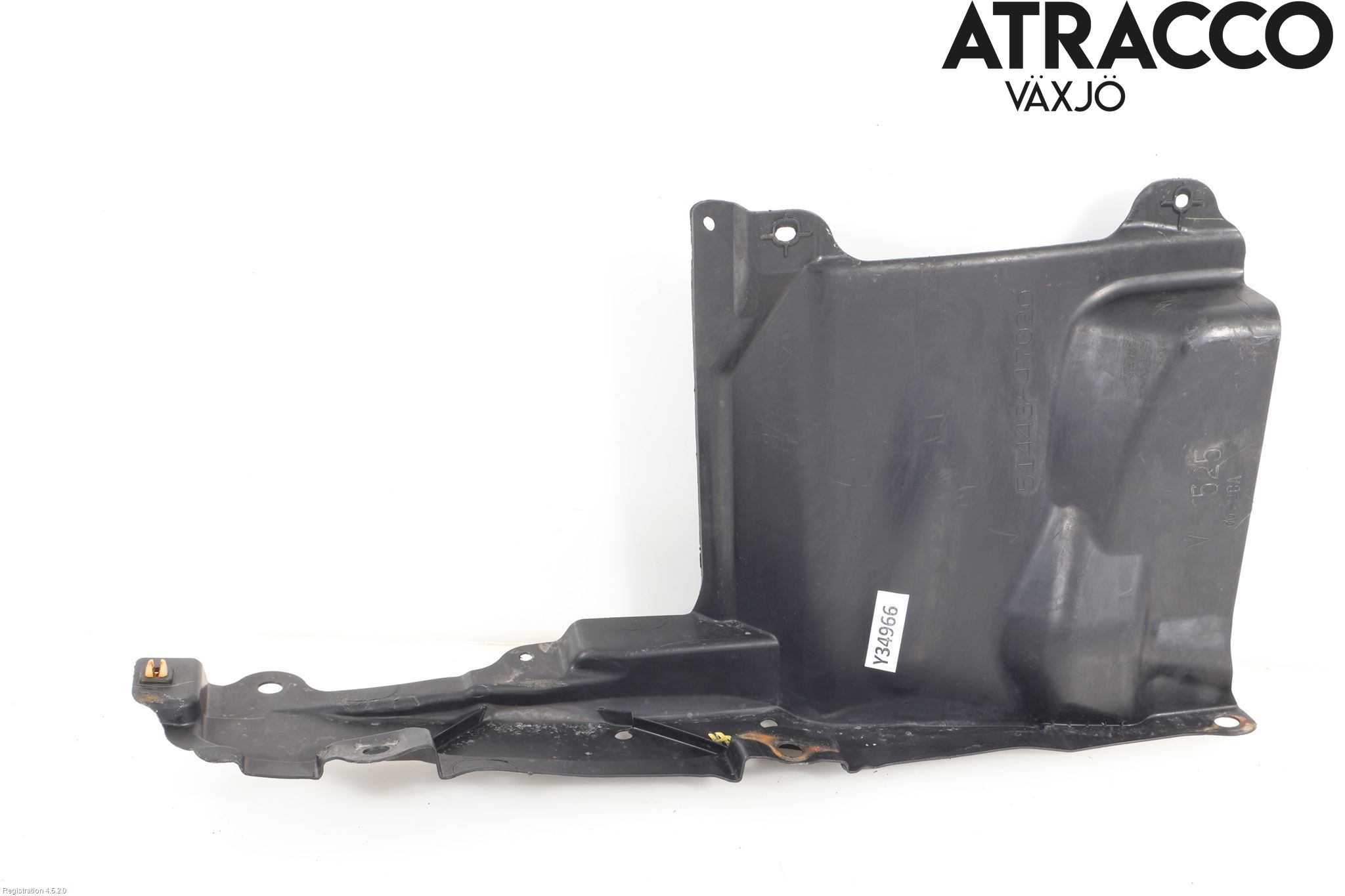 Toyota PRIUS (ZVW50) 16-21 Hasplåt Plåt-Plast