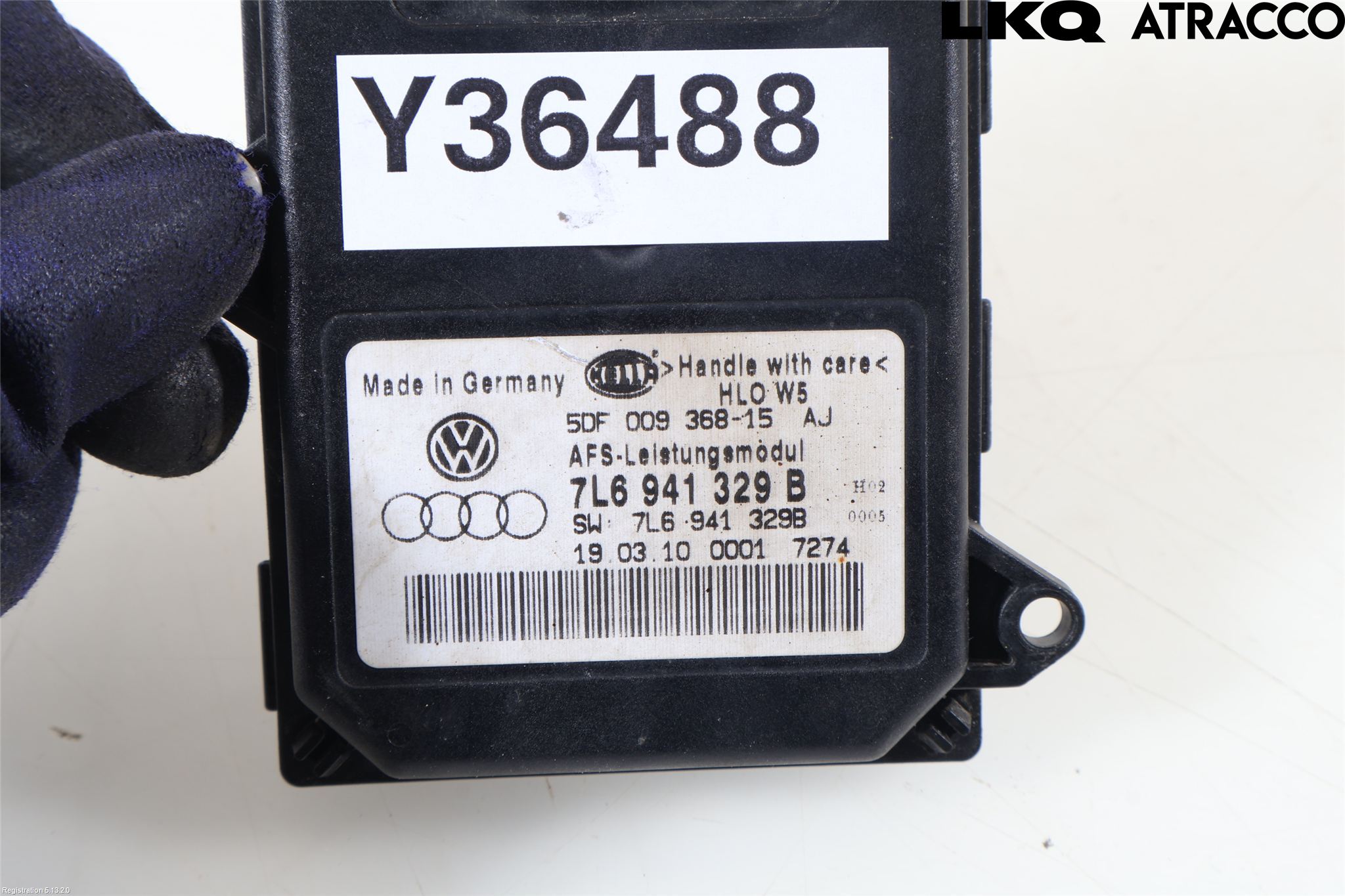 Skoda SUPERB 09-15 Styrenhet Strålkastare