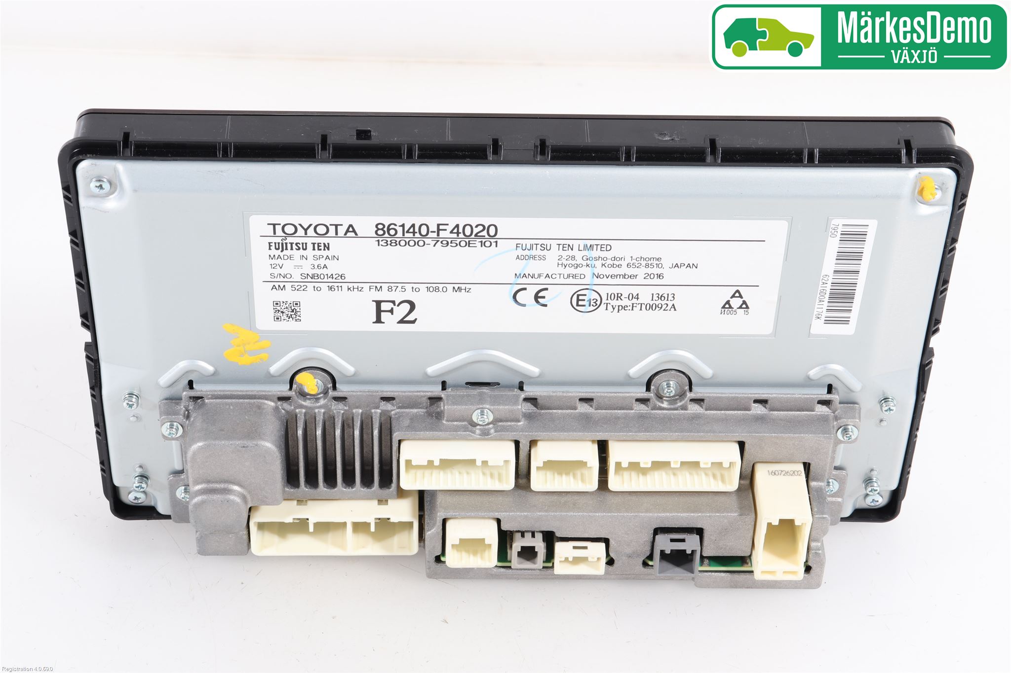 Toyota C-HR 16-23 Cd Radio - Multimediapanel