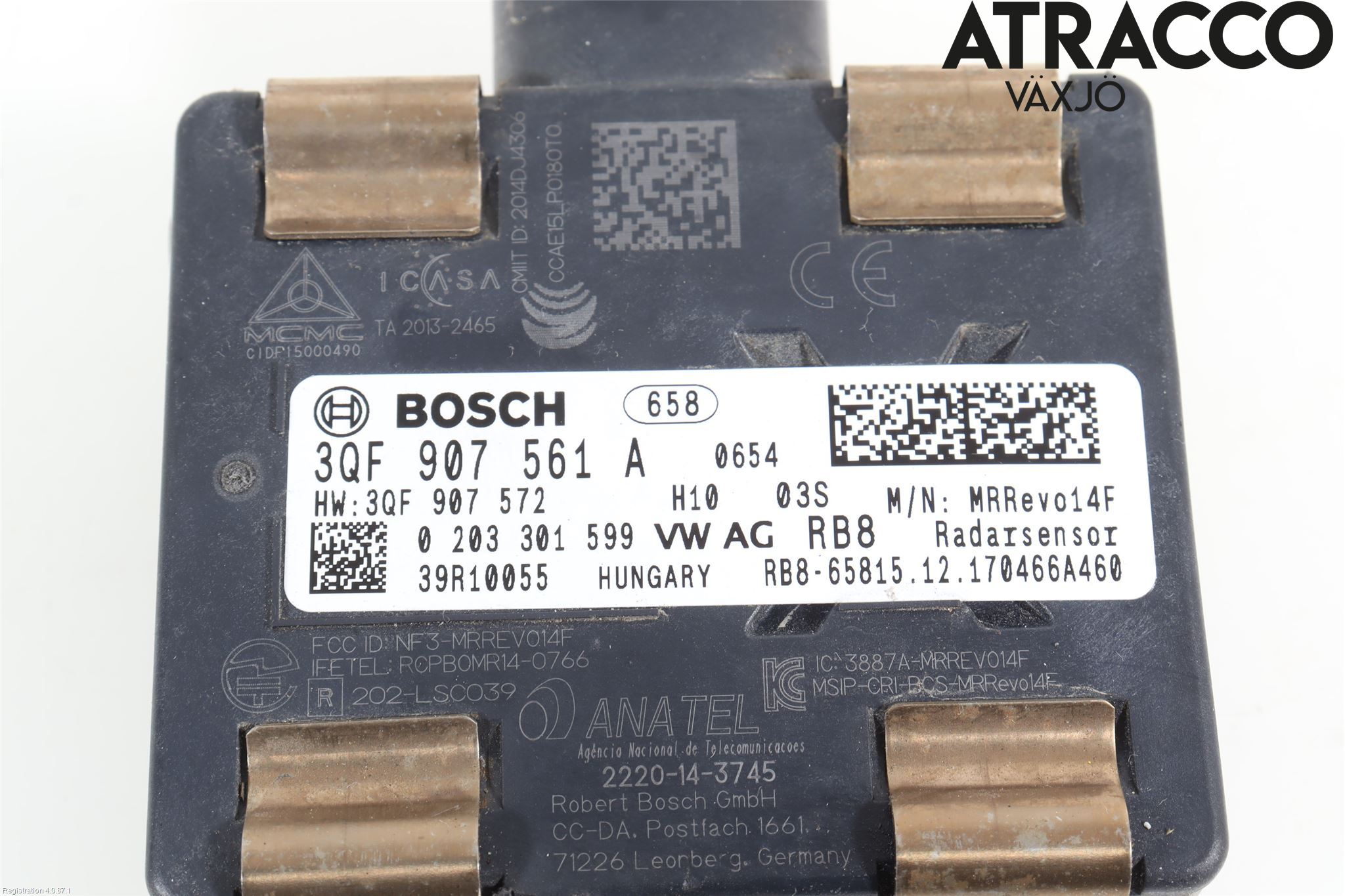 Volkswagen VW GOLF / E-GOLF VII 13-20 Sensor Aktivt Kollisionsskydd