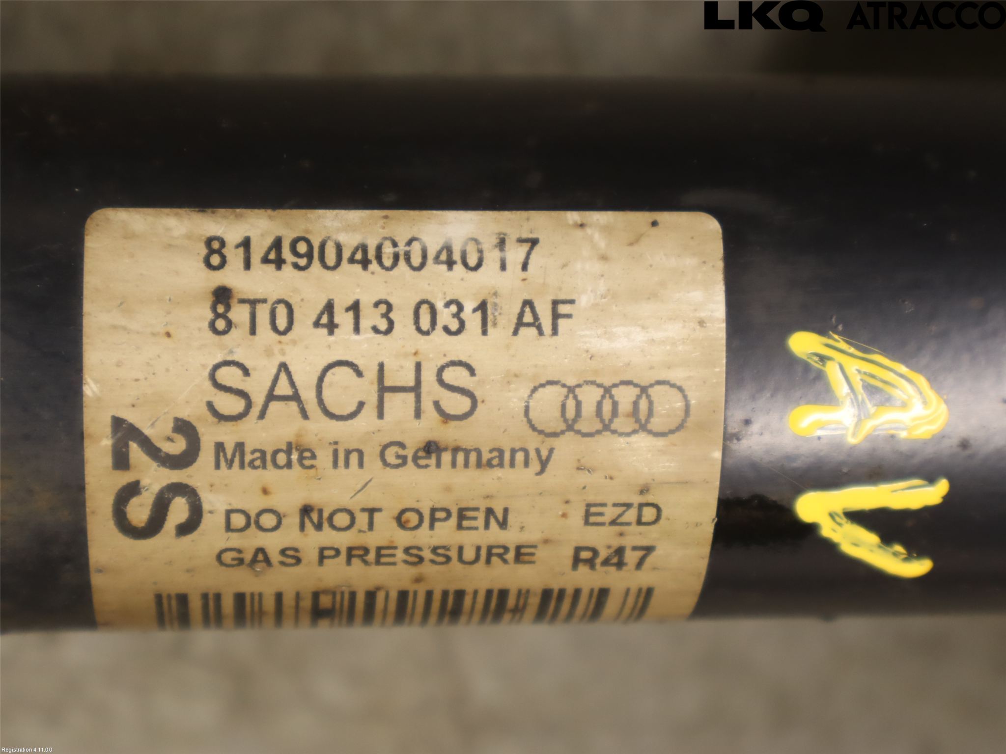 Audi A4/S4 08-11 Fjäderben Fram Höger
