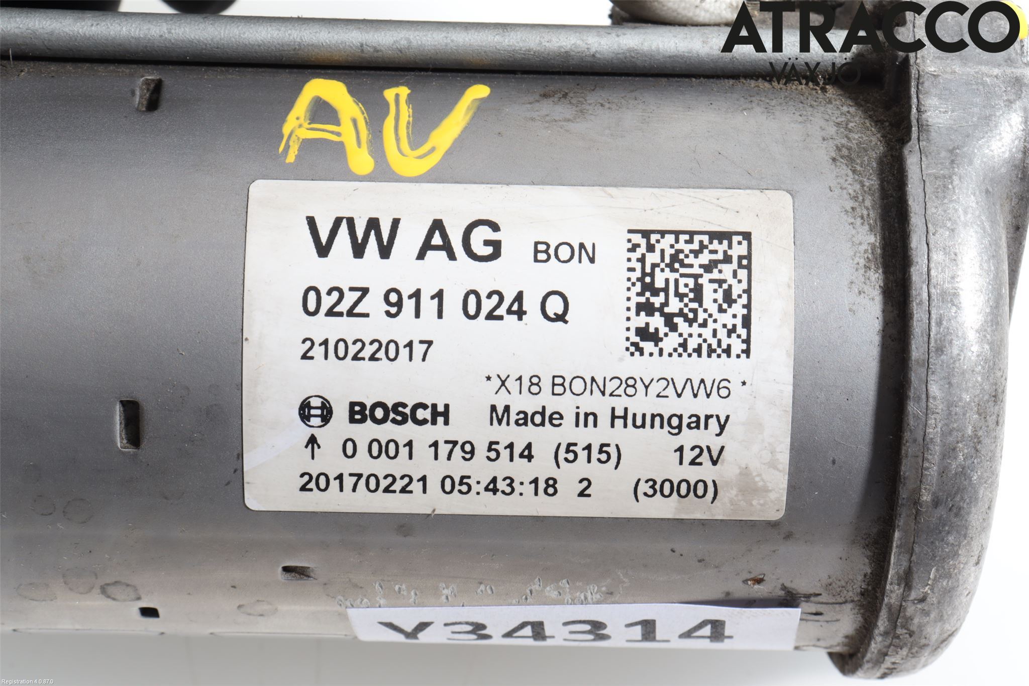 Volkswagen VW GOLF / E-GOLF VII 13-20 Startmotor