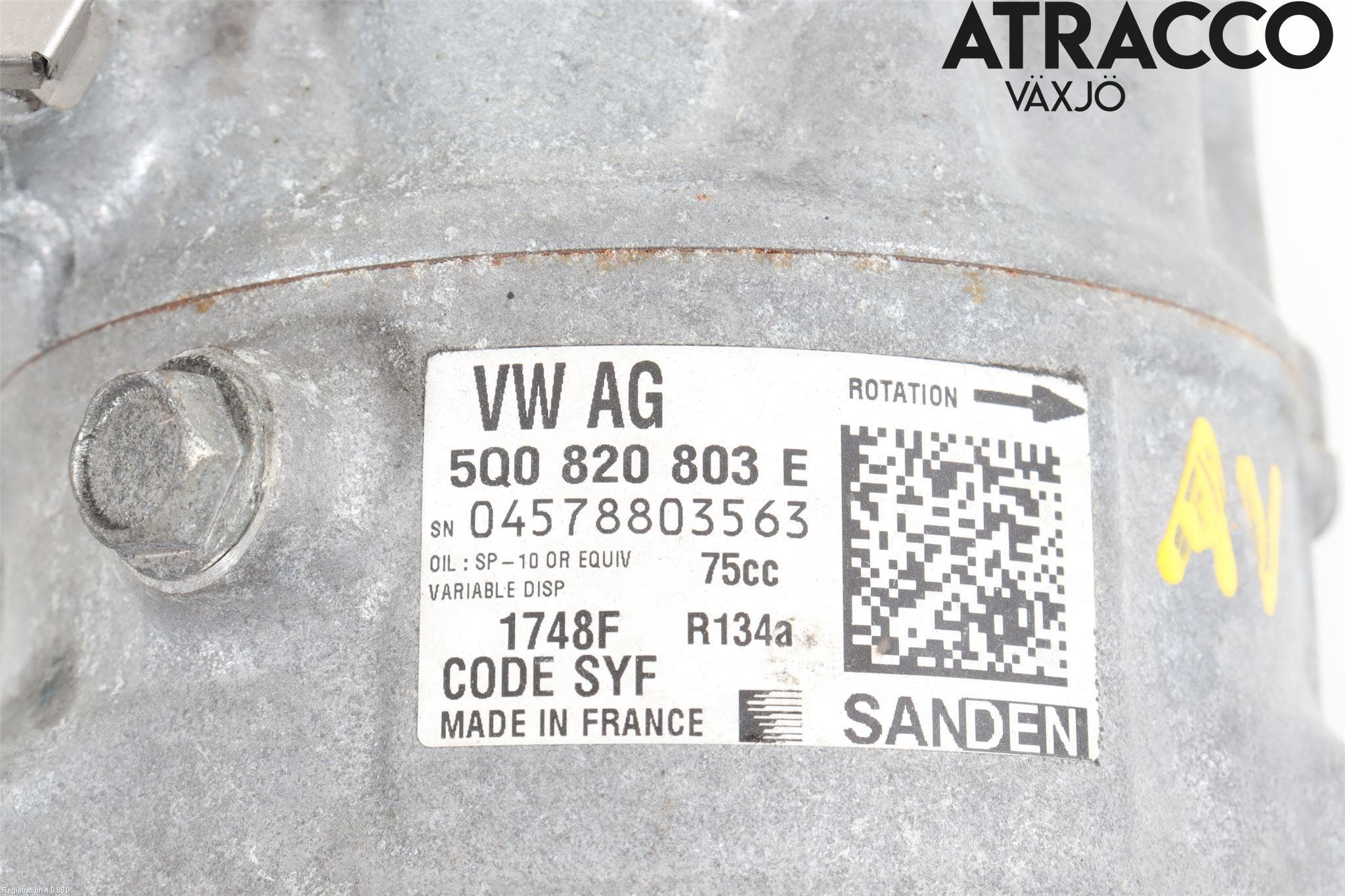 Volkswagen VW GOLF / E-GOLF VII 13-20 Ac Kompressor