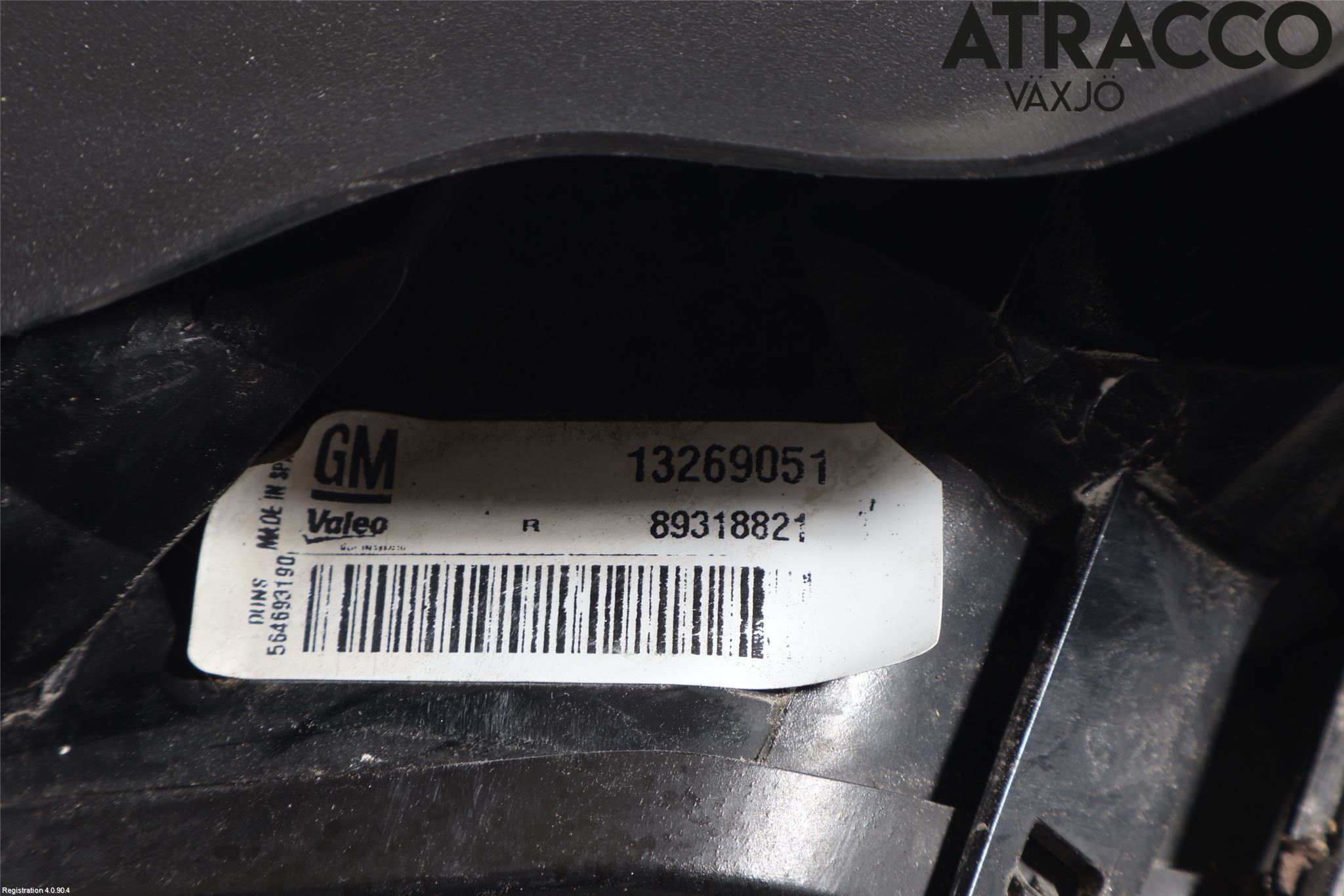 Opel CORSA D 07-14 Bakljus Höger