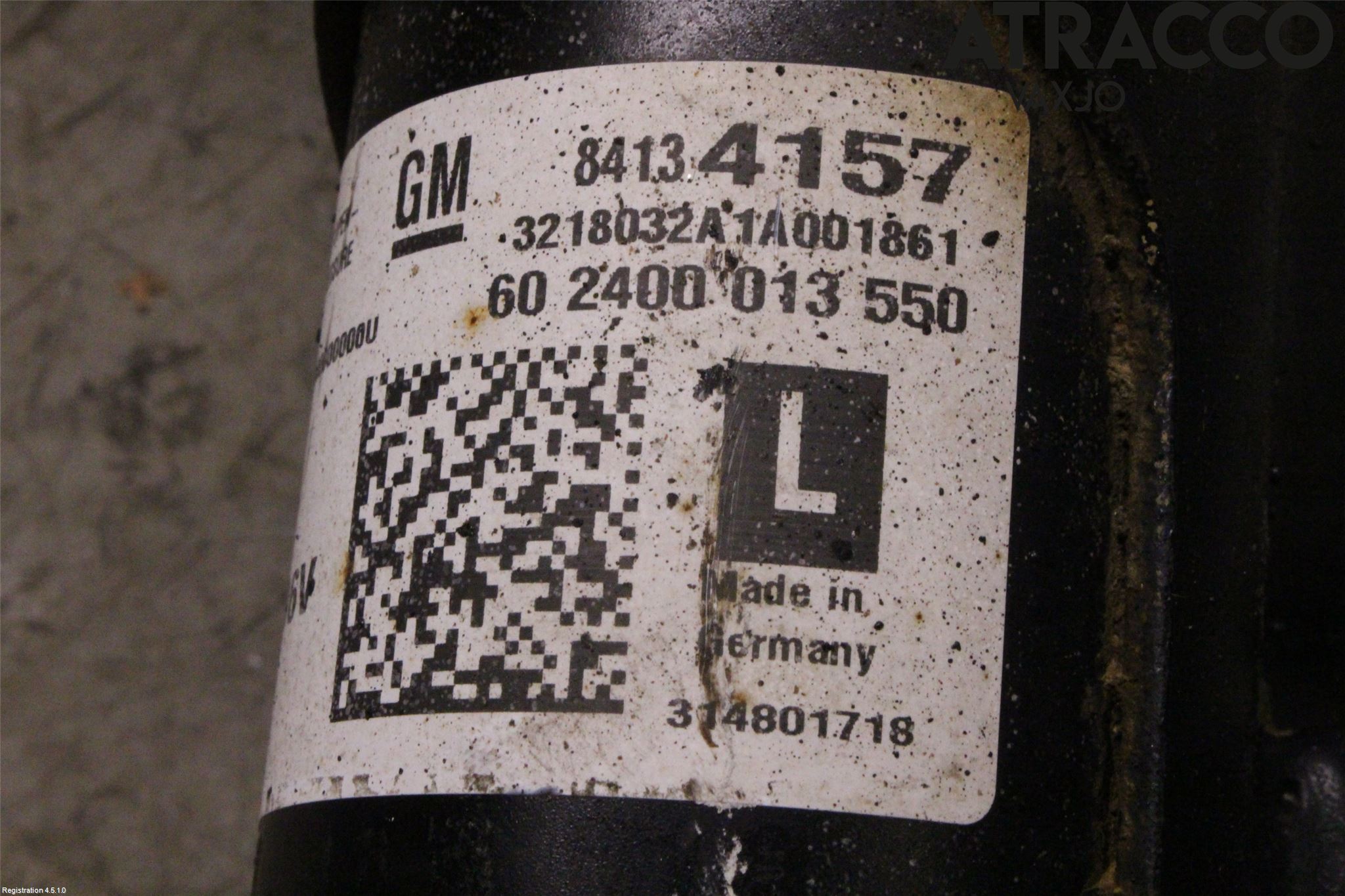 Opel INSIGNIA 17- Fjäderben Fram Vänster