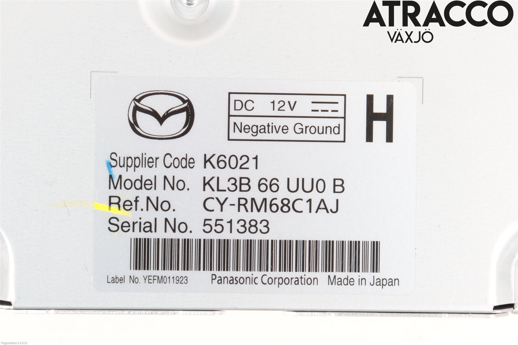 Mazda CX-5 17- Styrenhet Övrigt