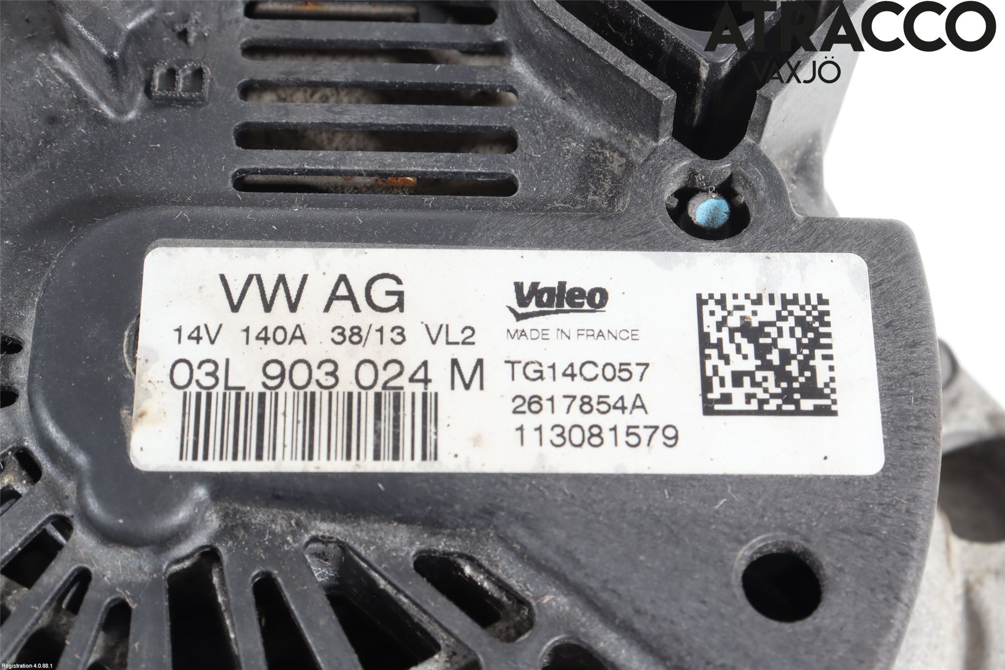 Volkswagen VW TIGUAN 07-16 Generator