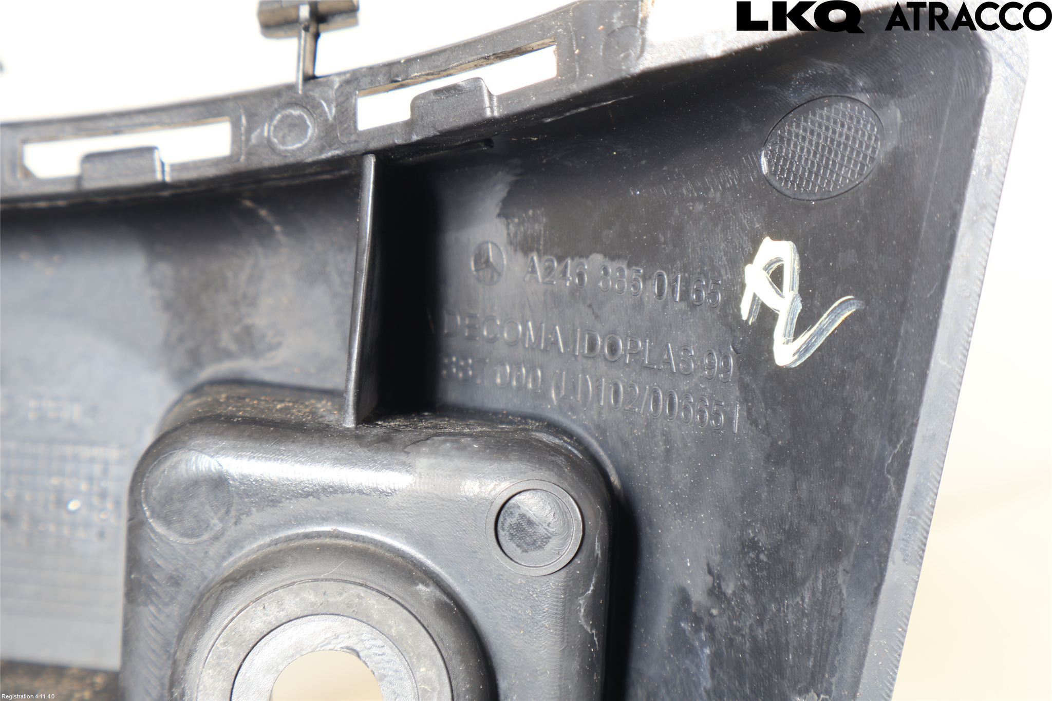 Mercedes-Benz MB B-KLASS (W246/W242) 12-19 Stötfångarfäste Bak Vä