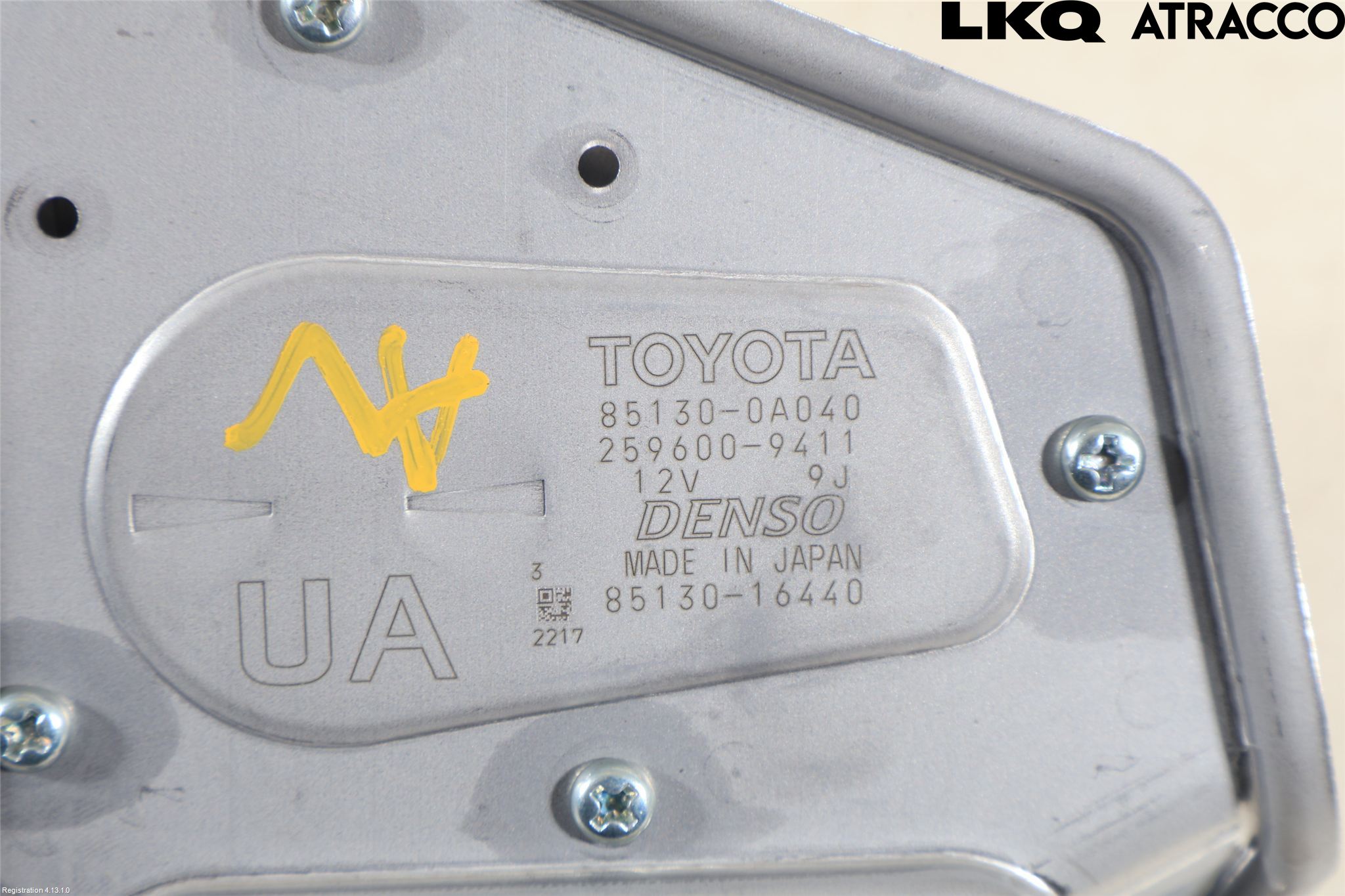 Toyota COROLLA CROSS XG10 22- Torkarmotor Baklucka