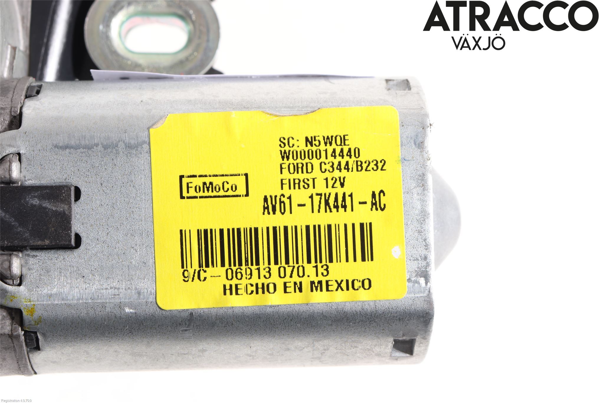 Ford B-MAX 12-17 Torkarmotor Baklucka