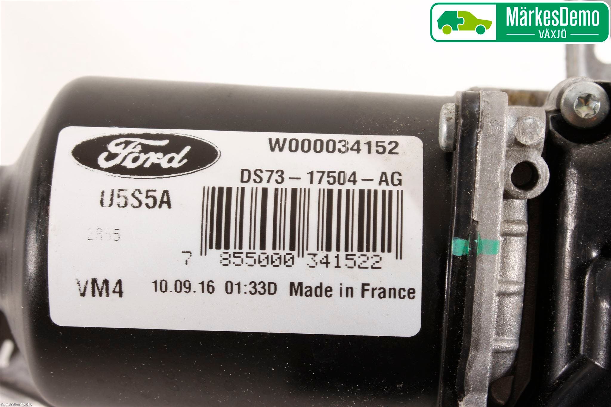 Ford MONDEO 15-22 Torkarmotor Vindruta