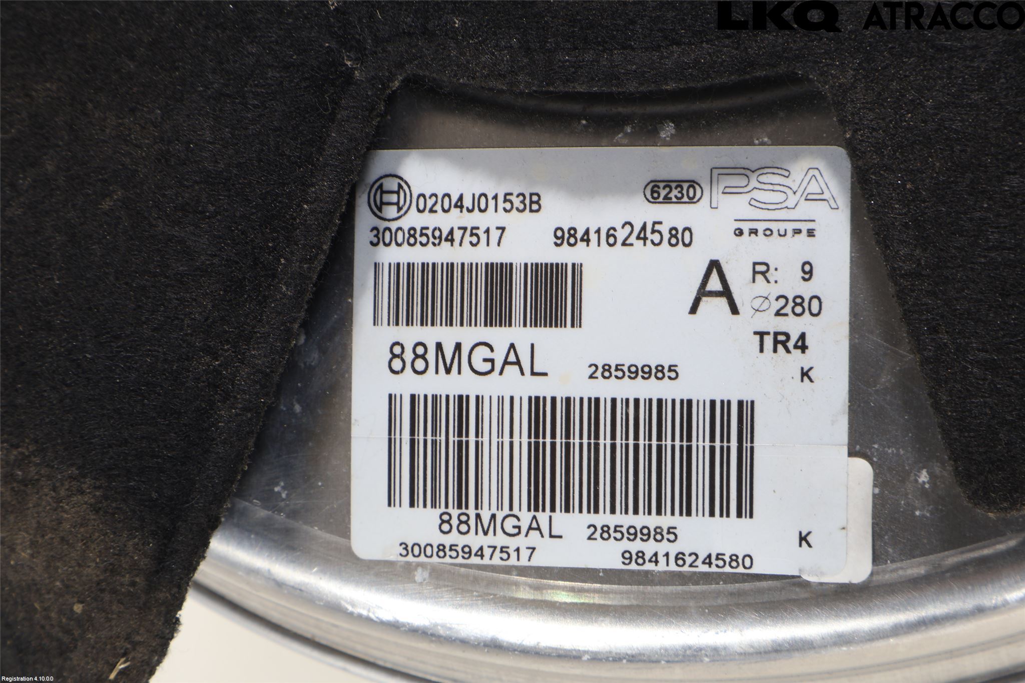 Peugeot 308/E-308 21- Bromsservo