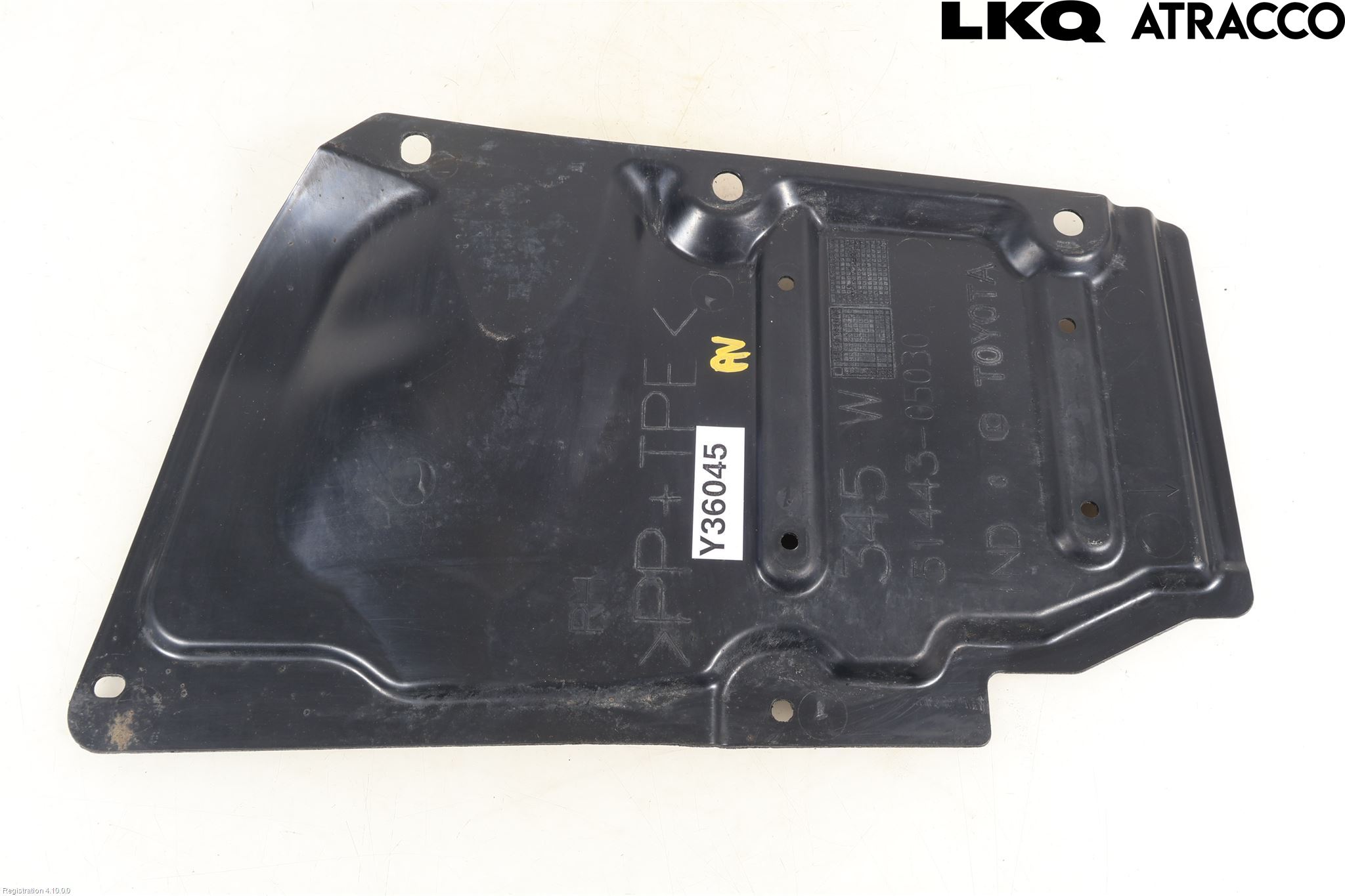 Toyota AURIS 13-19 Hasplåt Plåt-Plast