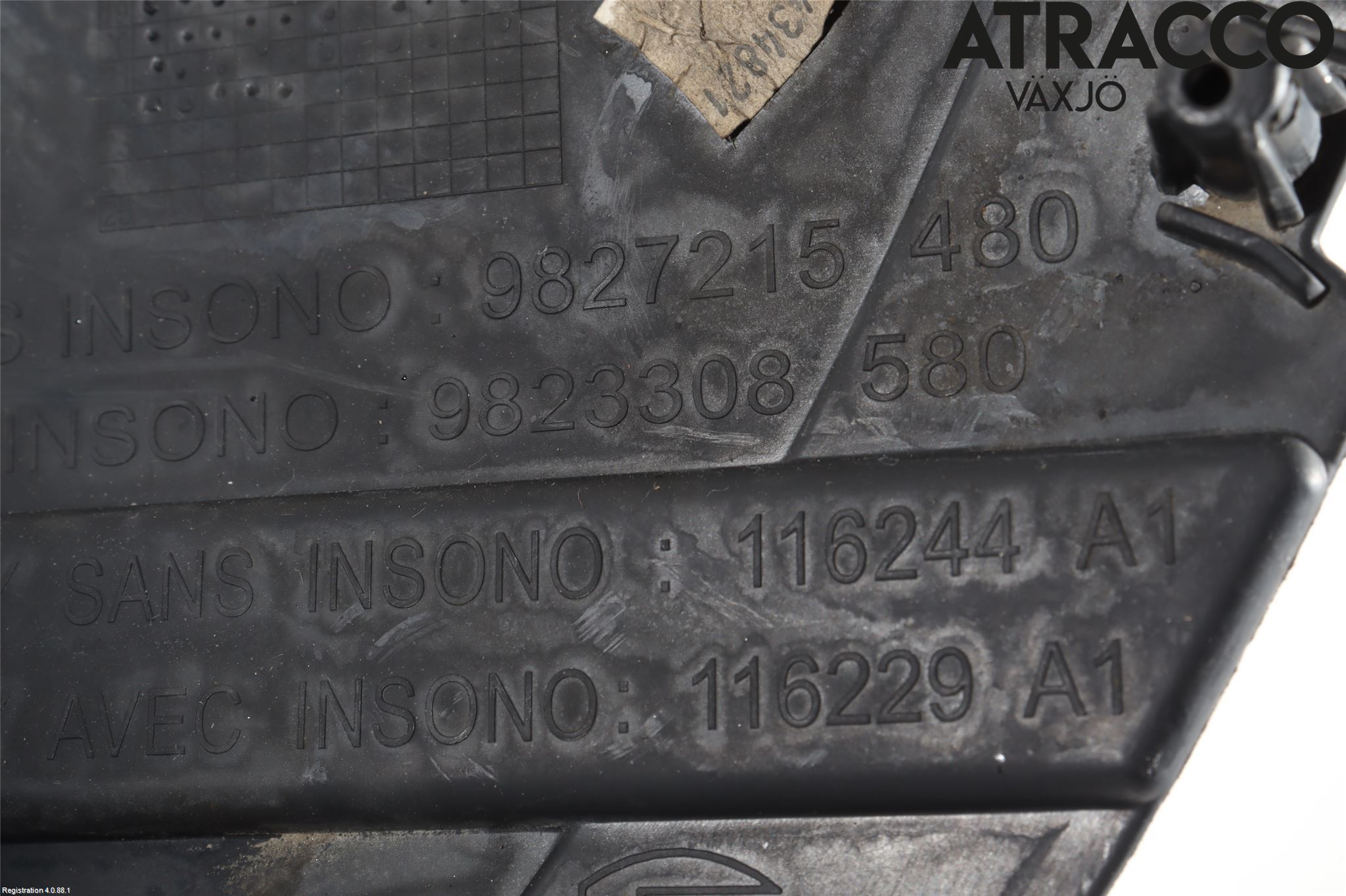 Peugeot 208/E-208 20- Skärm Inner