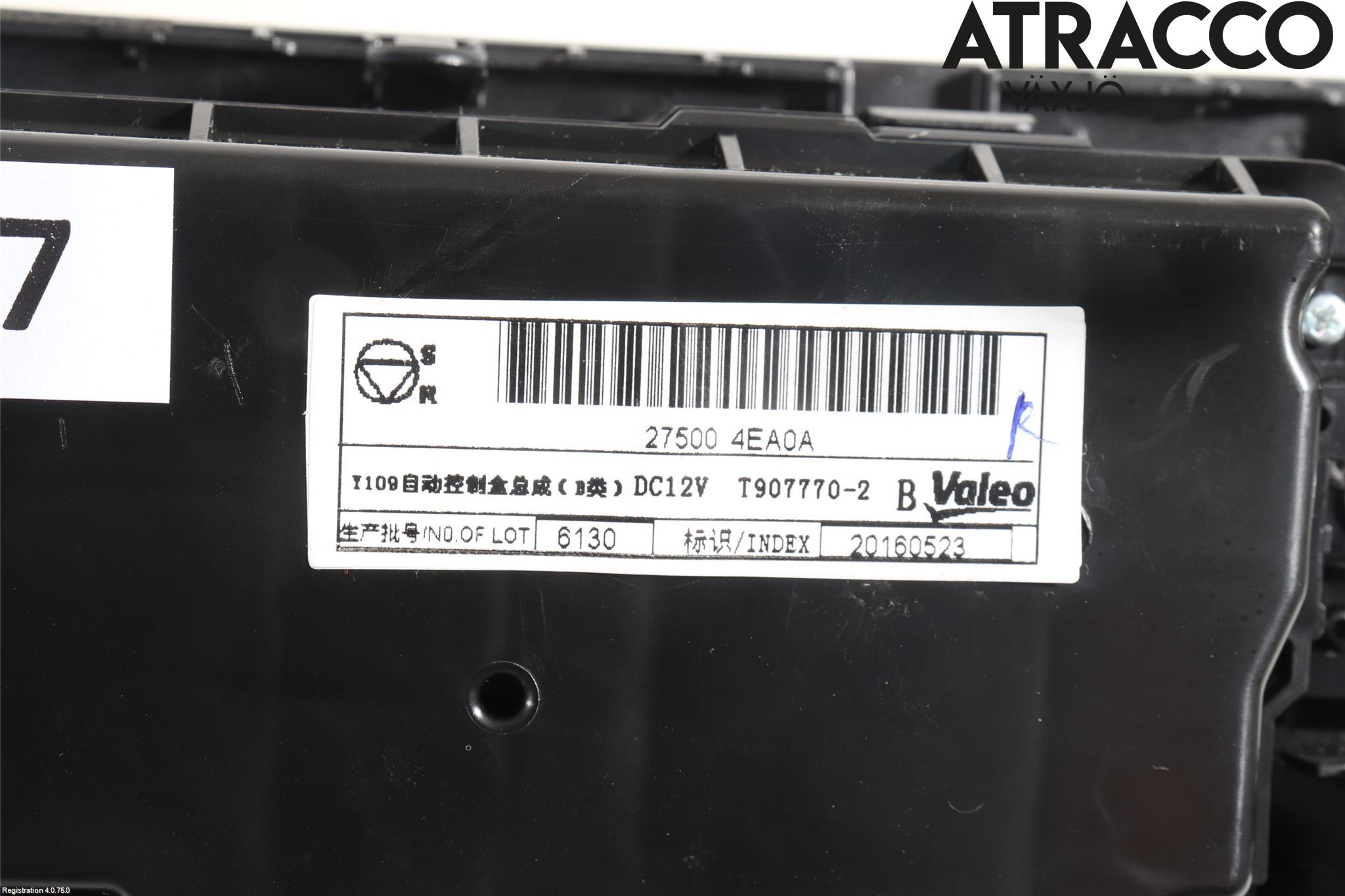 Nissan QASHQAI 14-17 Ac Styrenhet Ac Manöveren