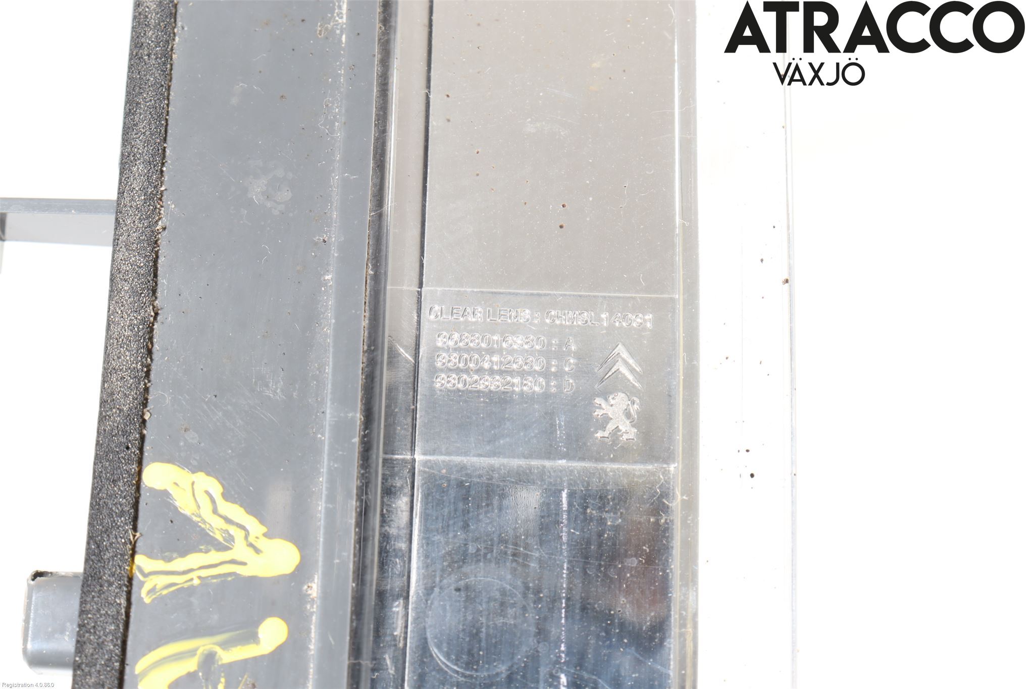 Peugeot 308 14-21 Bromsljus Bakruta