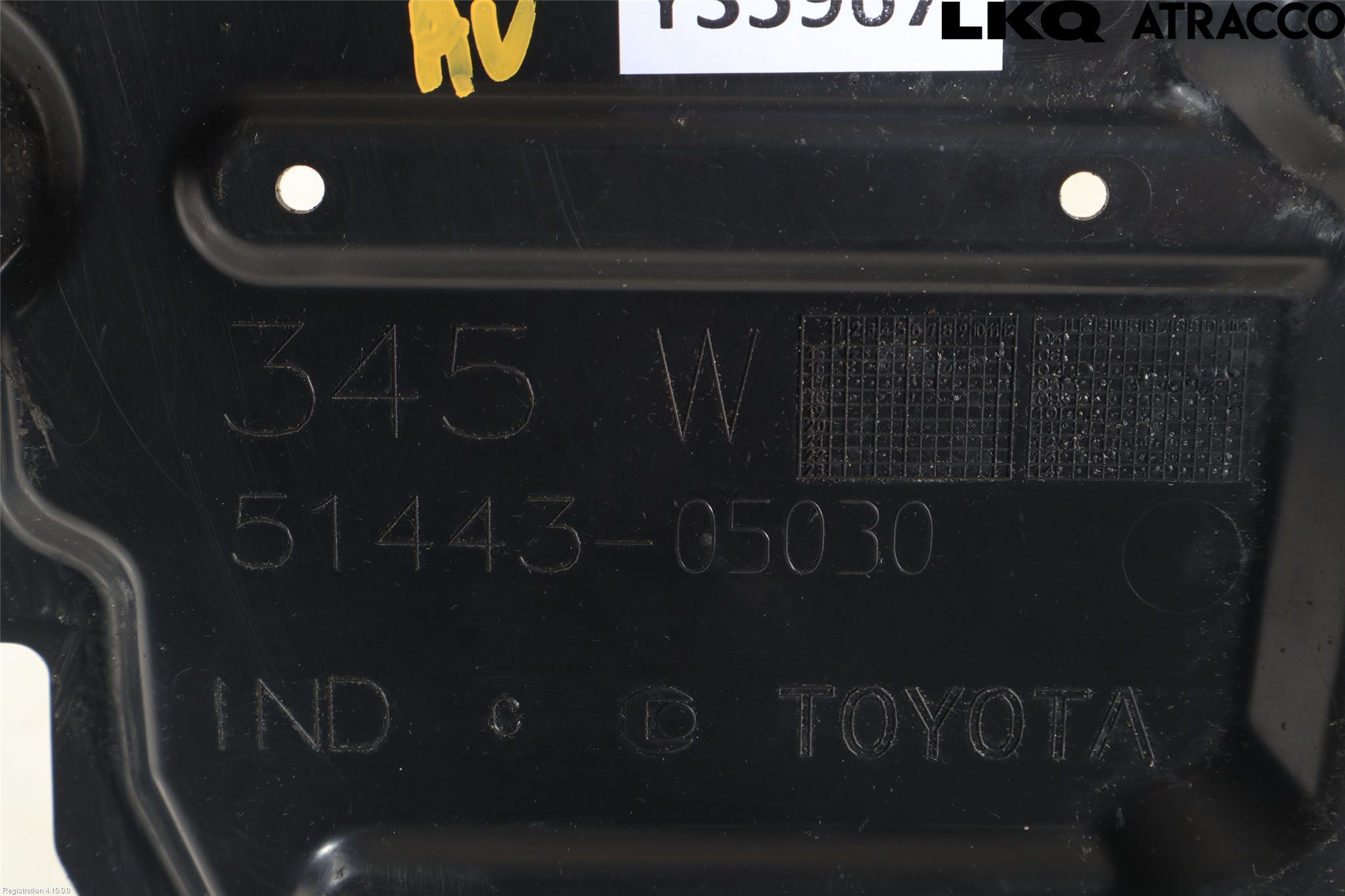 Toyota AURIS 13-19 Hasplåt Plåt-Plast