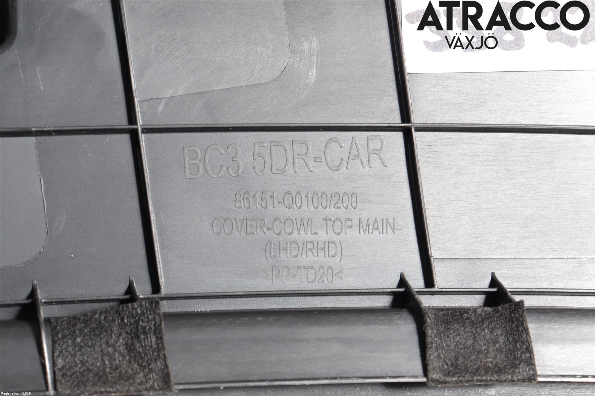 Hyundai i20 BC 21- Torpedplåt-Torpedplast