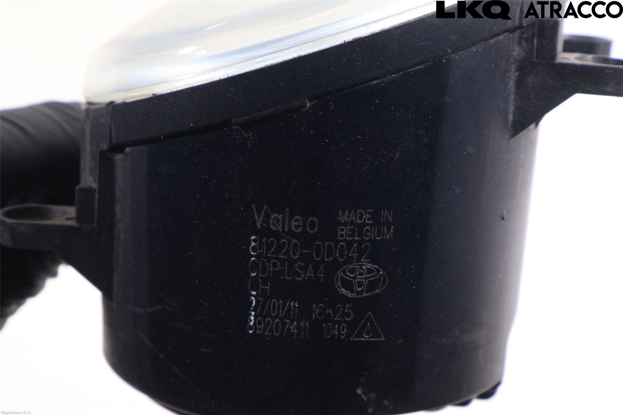 Toyota AURIS 10-12 Dimljus-Varselljus Fram
