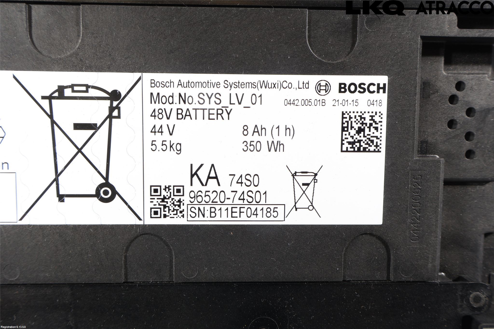 Suzuki VITARA 15- Batteri Högspänning
