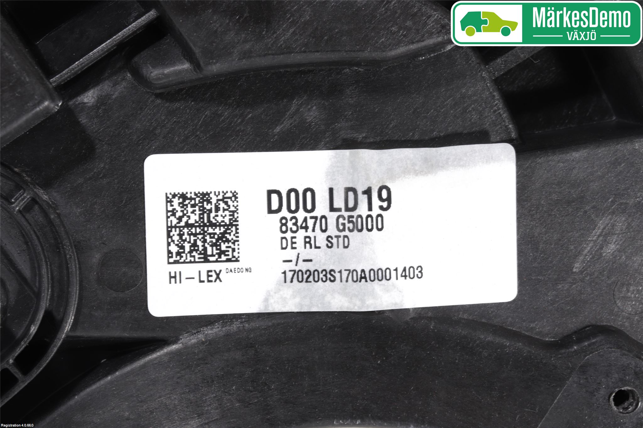 Kia NIRO (DE) 17-22 Fönsterhissmekanism