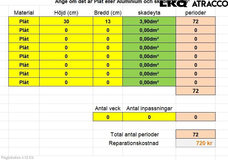 Toyota AURIS 13-19 Dörr Fram Vänster