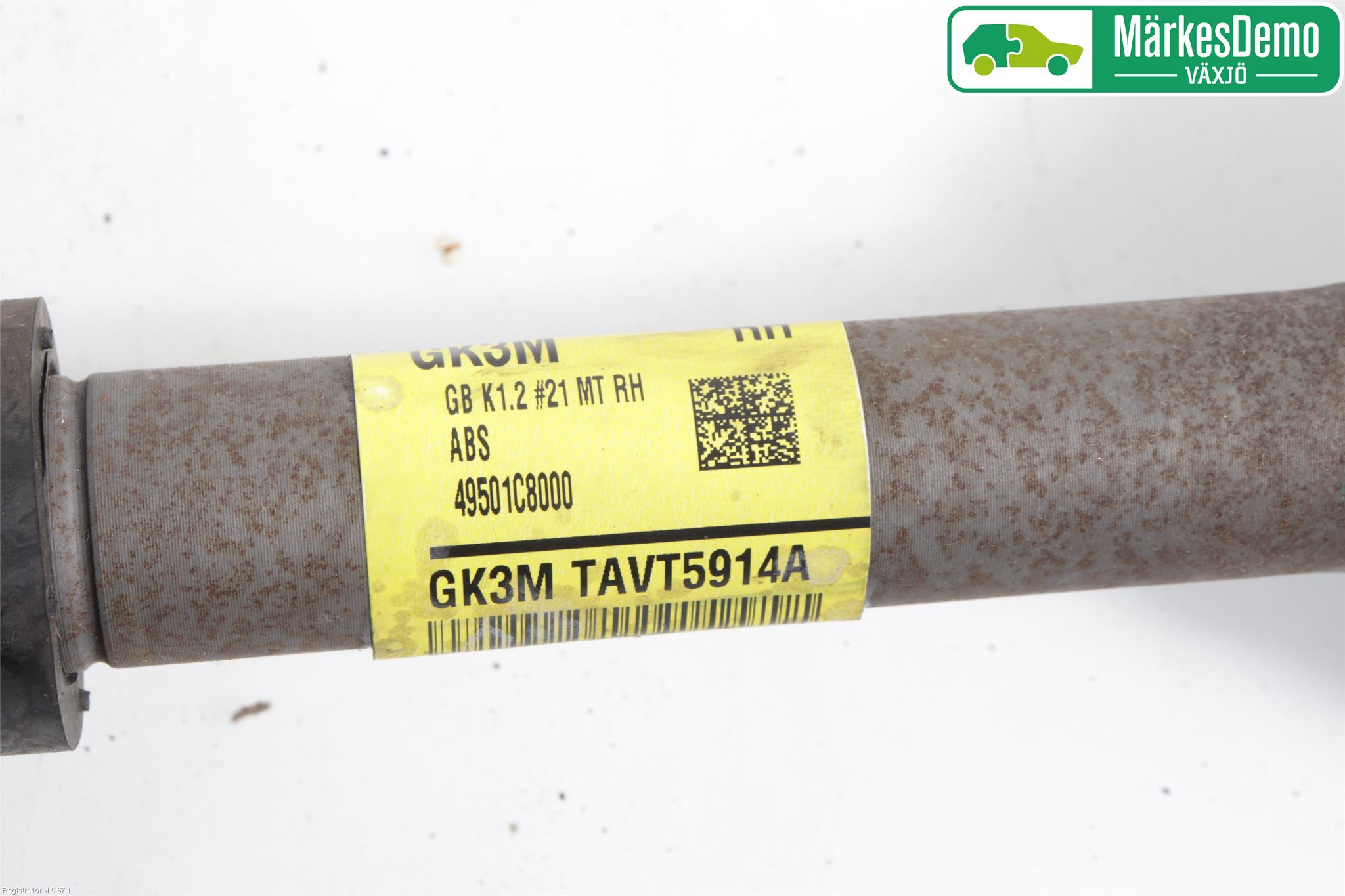 Hyundai i20 GB 15-20 Drivaxel Fram Höger