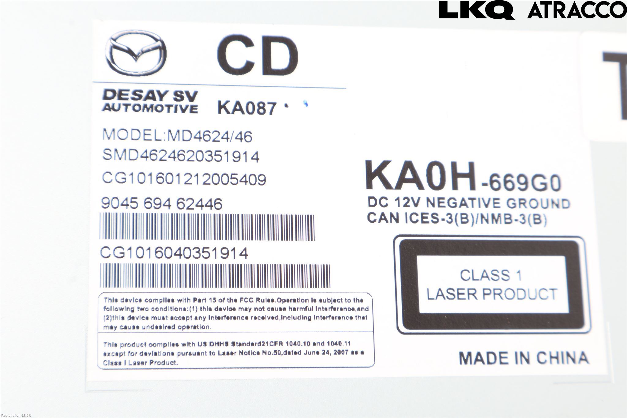 Mazda CX-5 12-17 Cd Radio - Multimediapanel