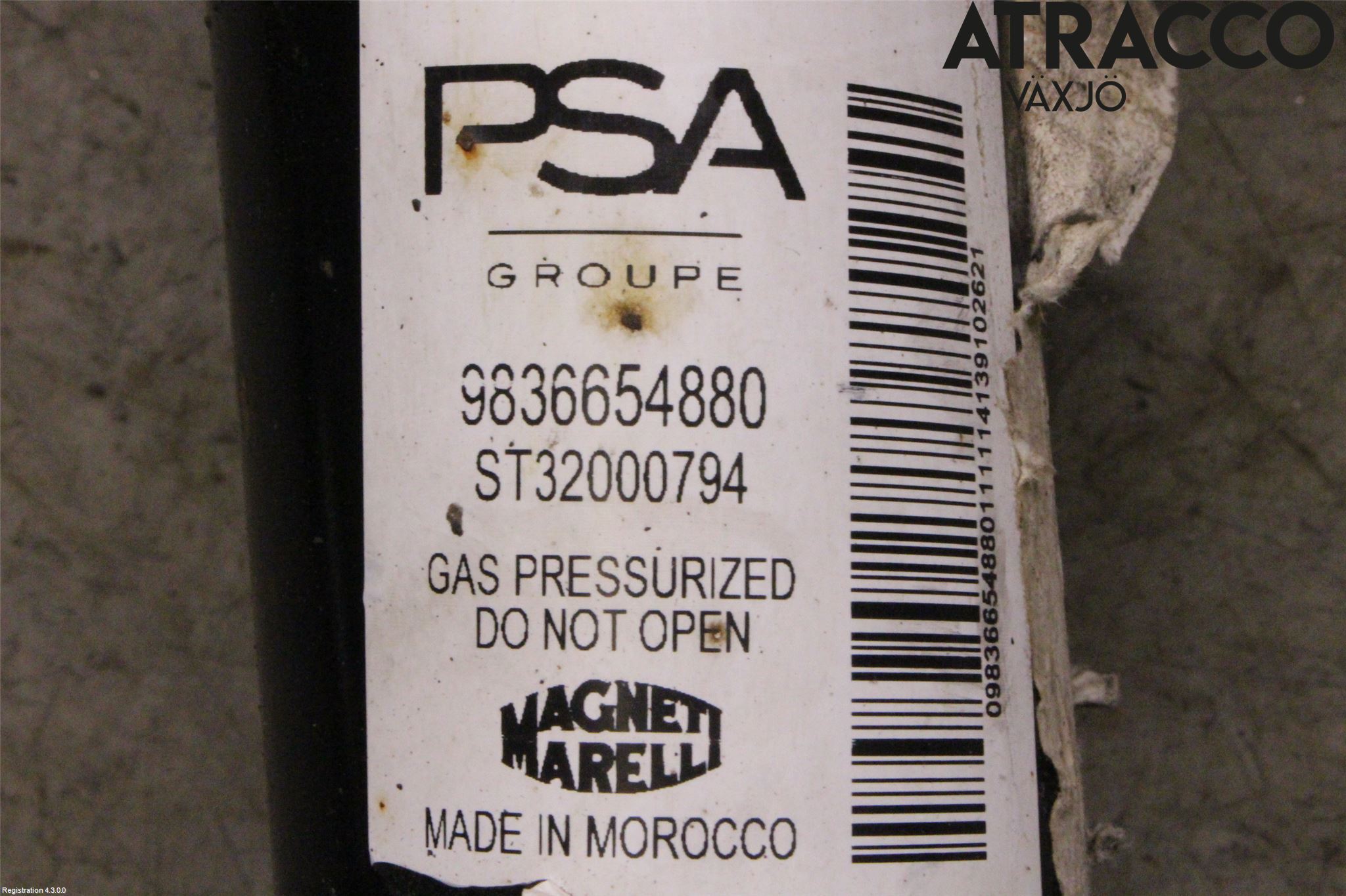 Peugeot 2008/E-2008 20- Fjäderben Fram Höger