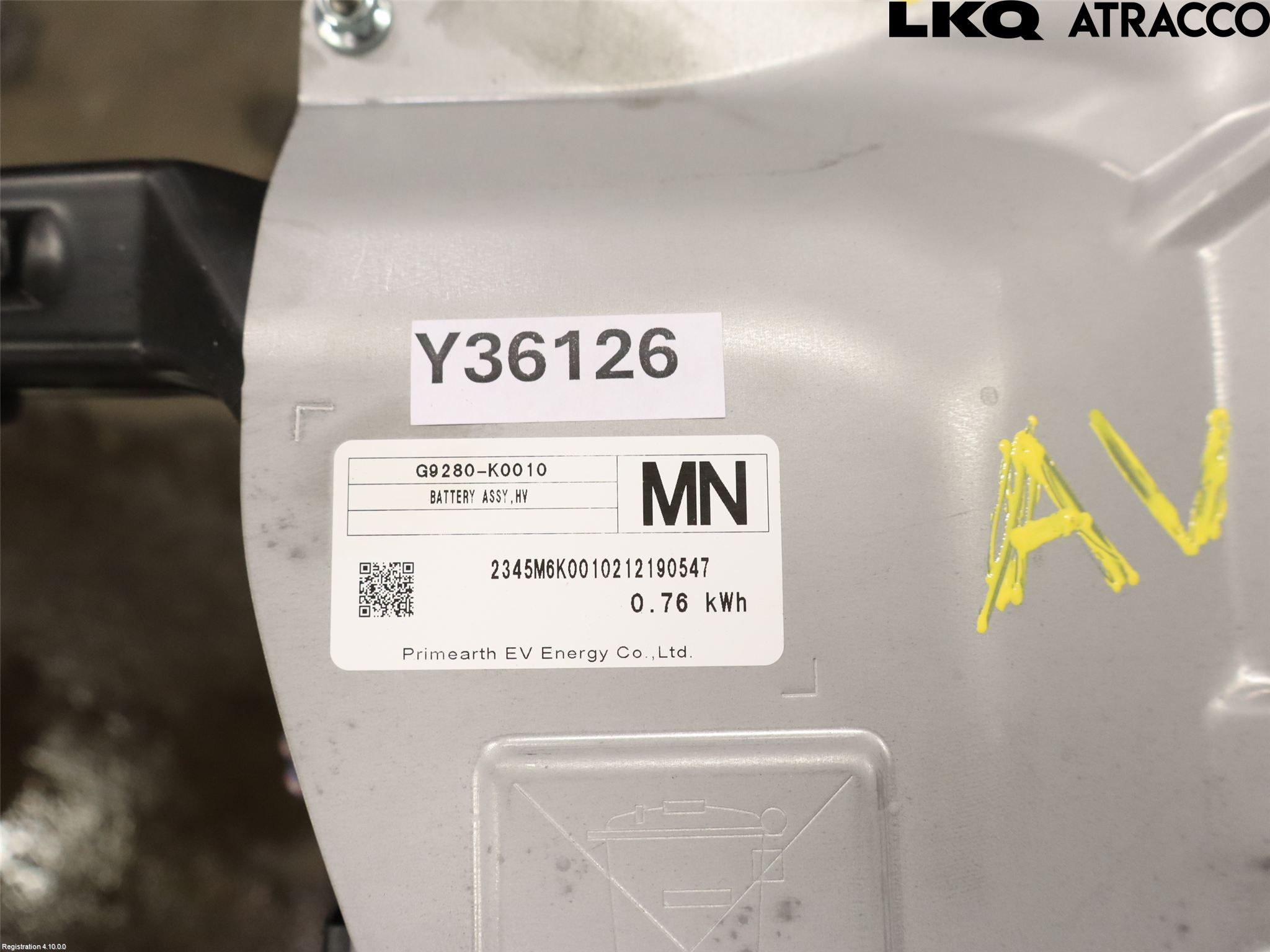 Toyota YARIS XP21 20- Batteri Högspänning