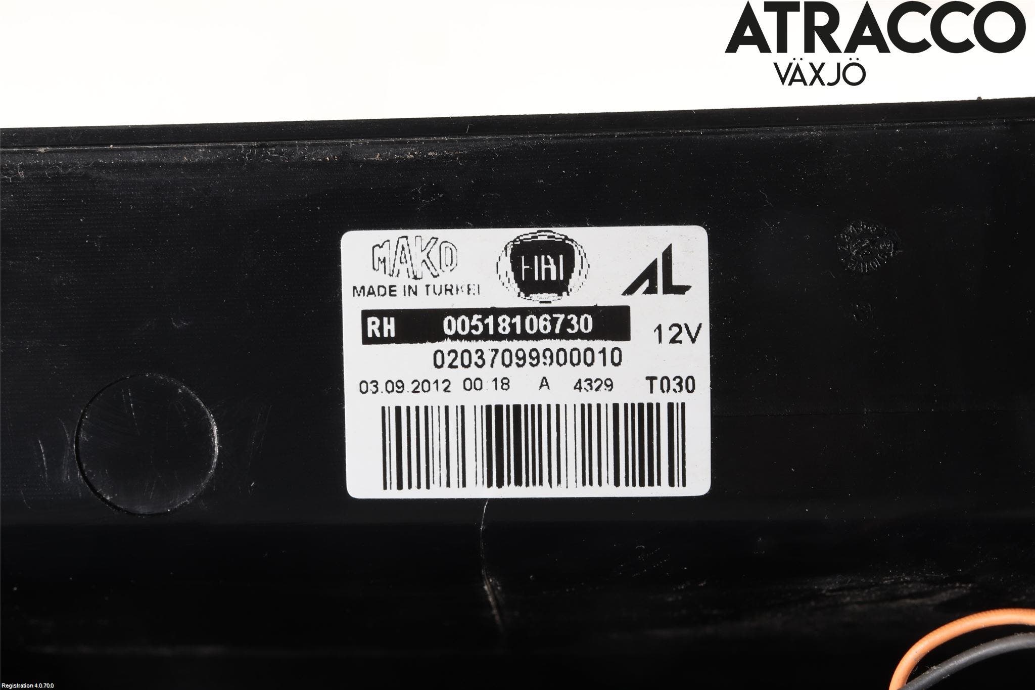 Fiat DOBLO CARGO Bakljus Höger