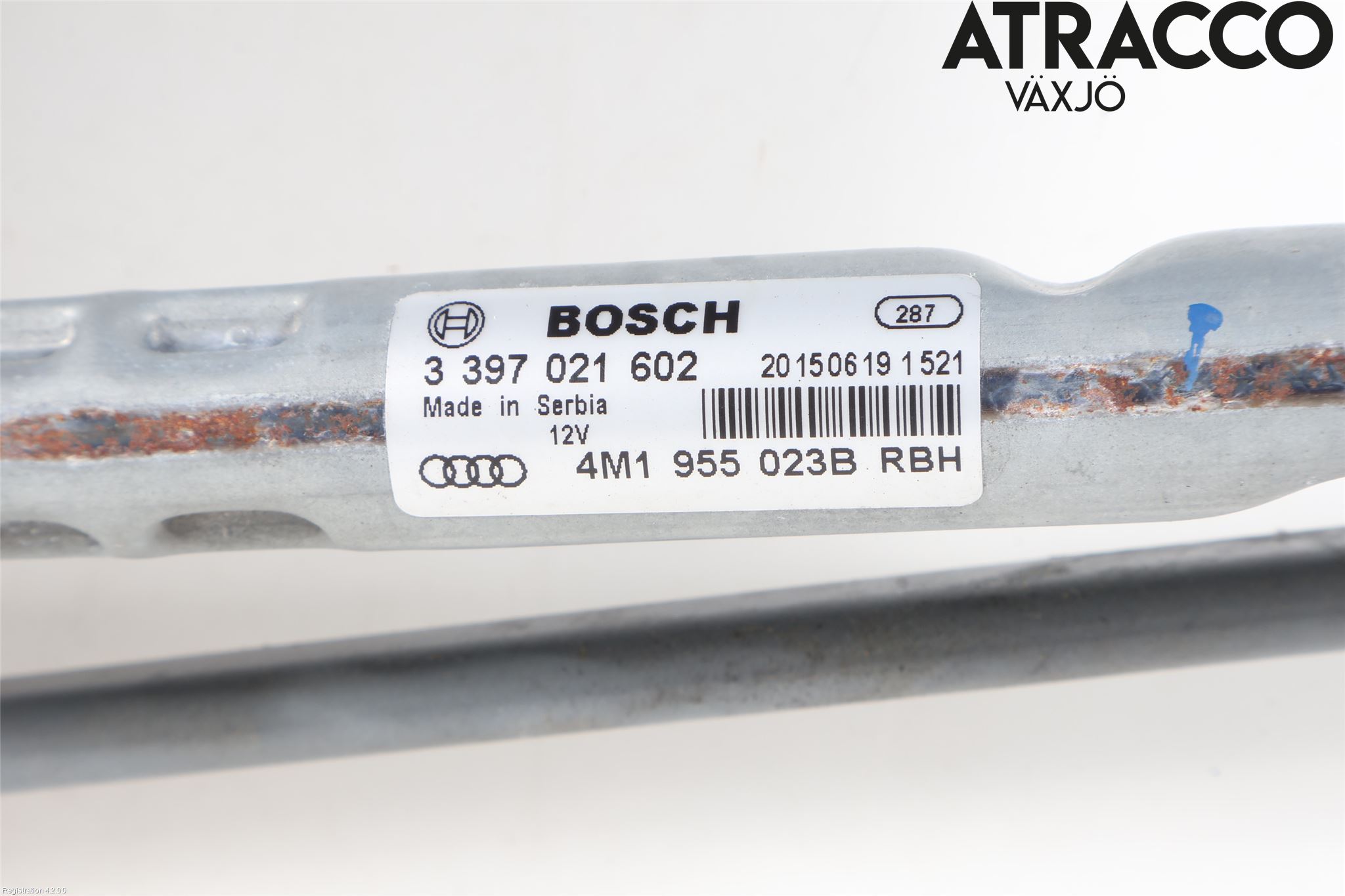 Audi Q7/SQ7 Torkarmekanism Vindruta