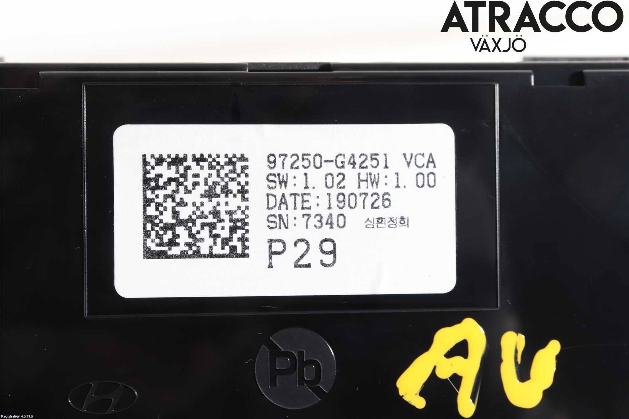 Hyundai i30 PD 17- Ac Styrenhet Ac Manöveren