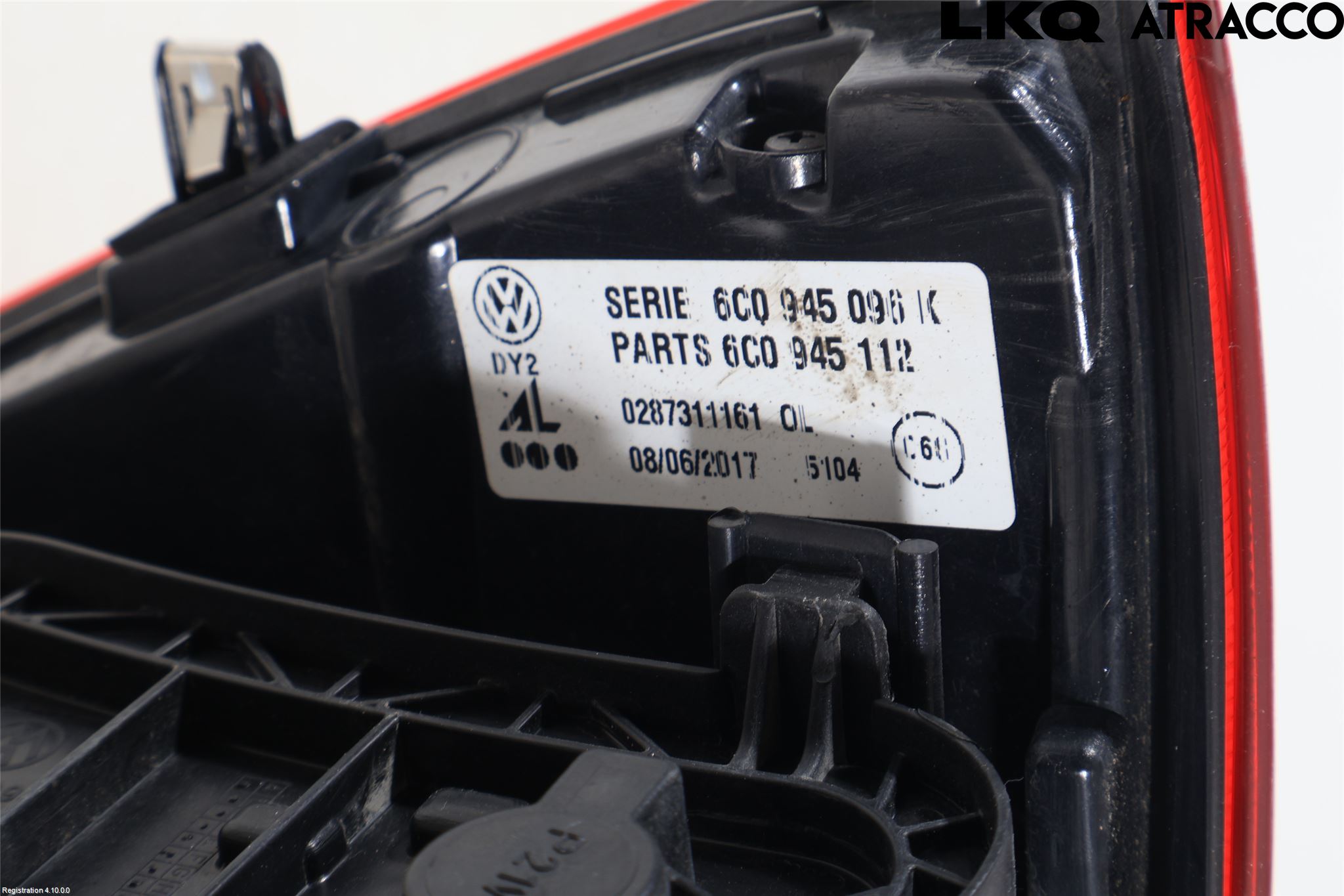 Volkswagen VW POLO 10-17 Bakljus Höger