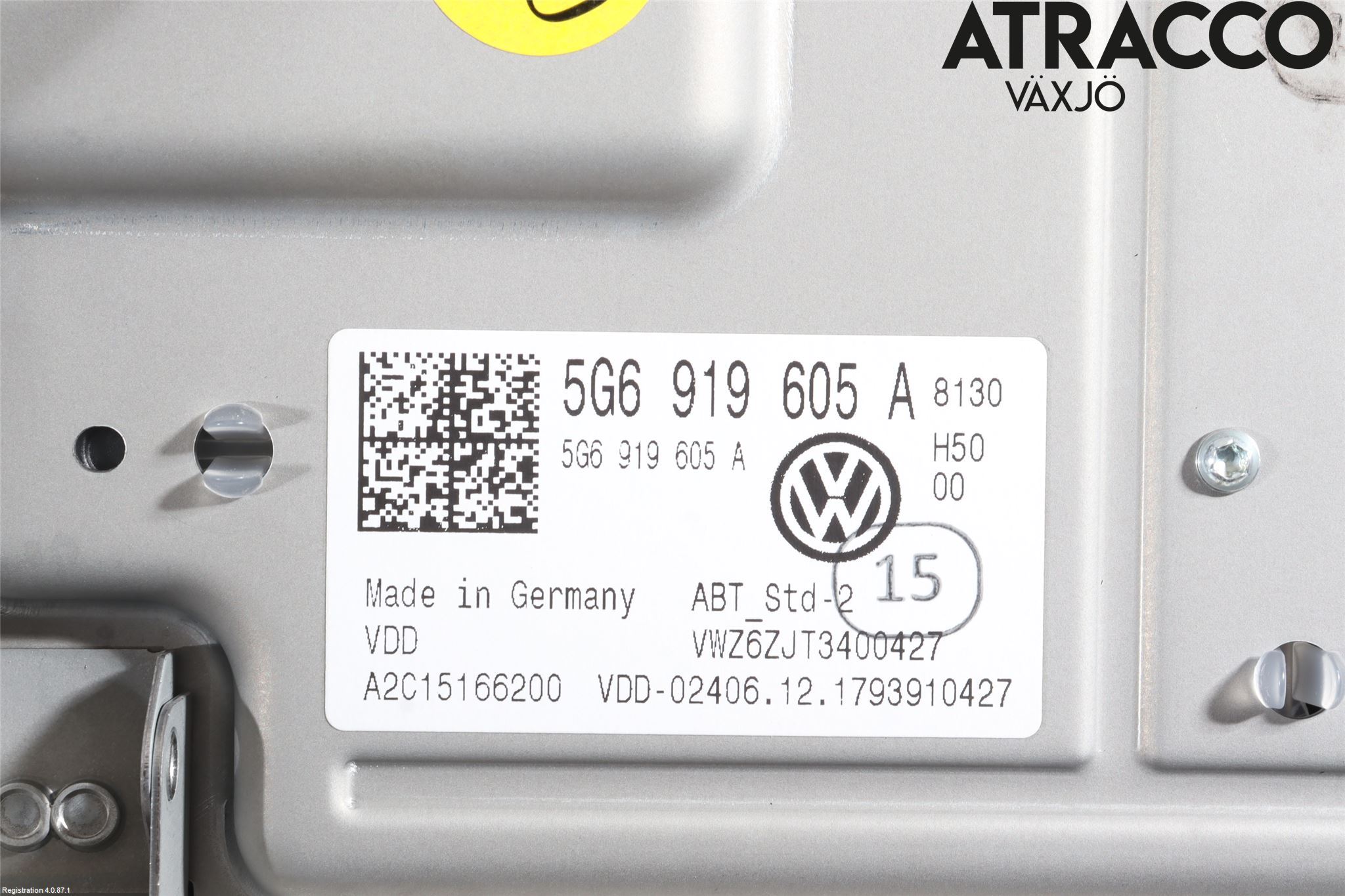 Volkswagen VW GOLF / E-GOLF VII 13-20 Multifunktionsdisplay