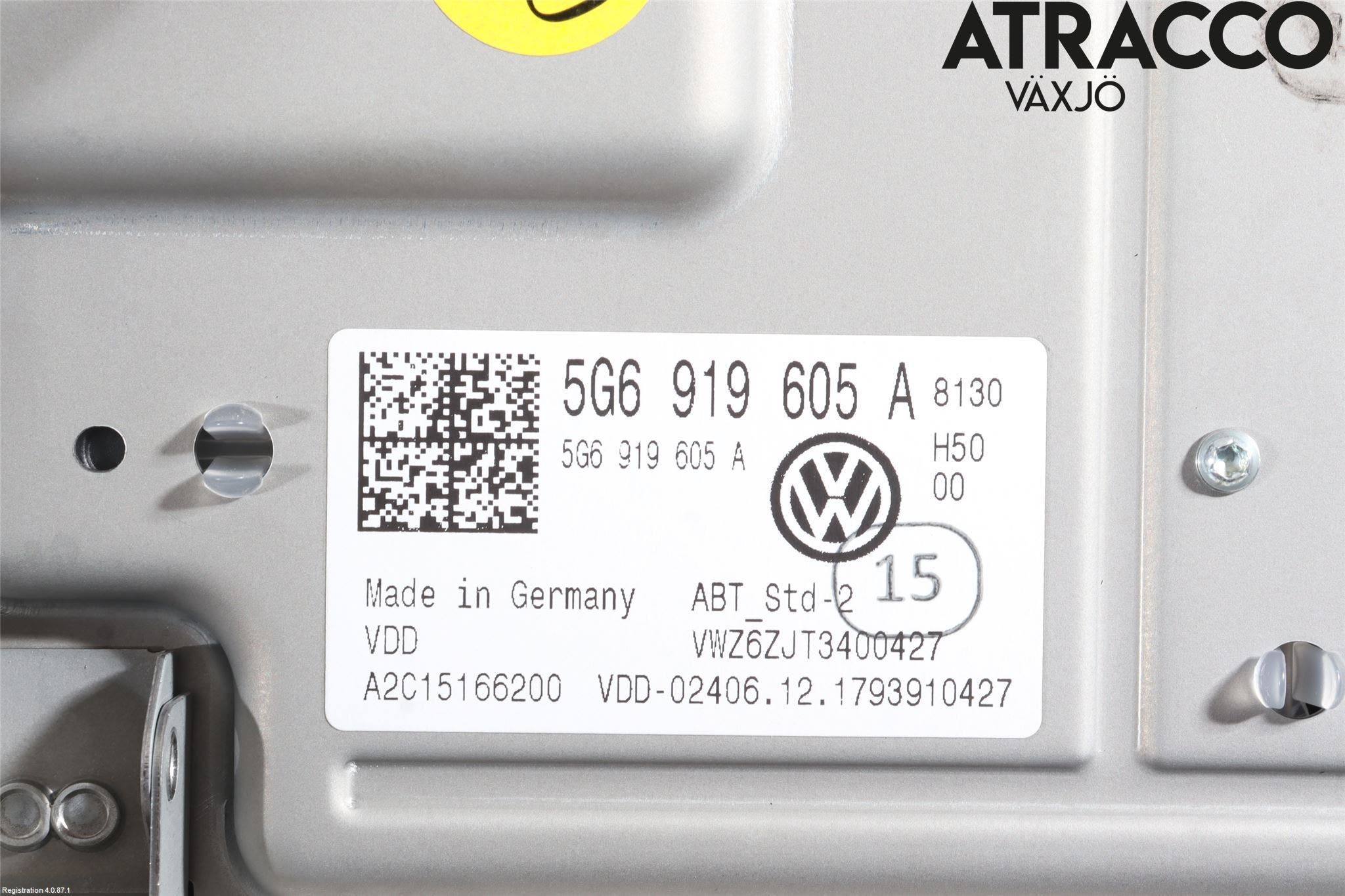 Volkswagen VW GOLF / E-GOLF VII 13-20 Multifunktionsdisplay