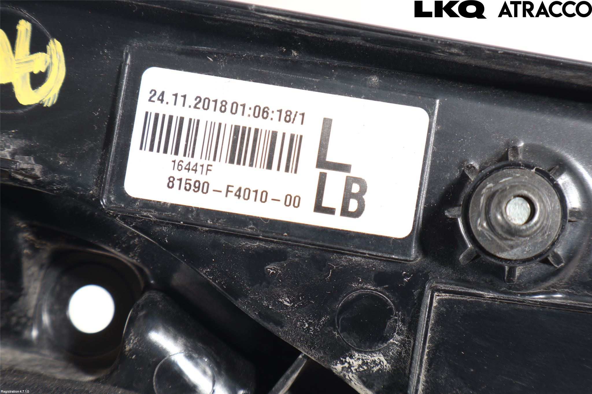 Toyota C-HR 16-23 Bakljus Lucka Vä