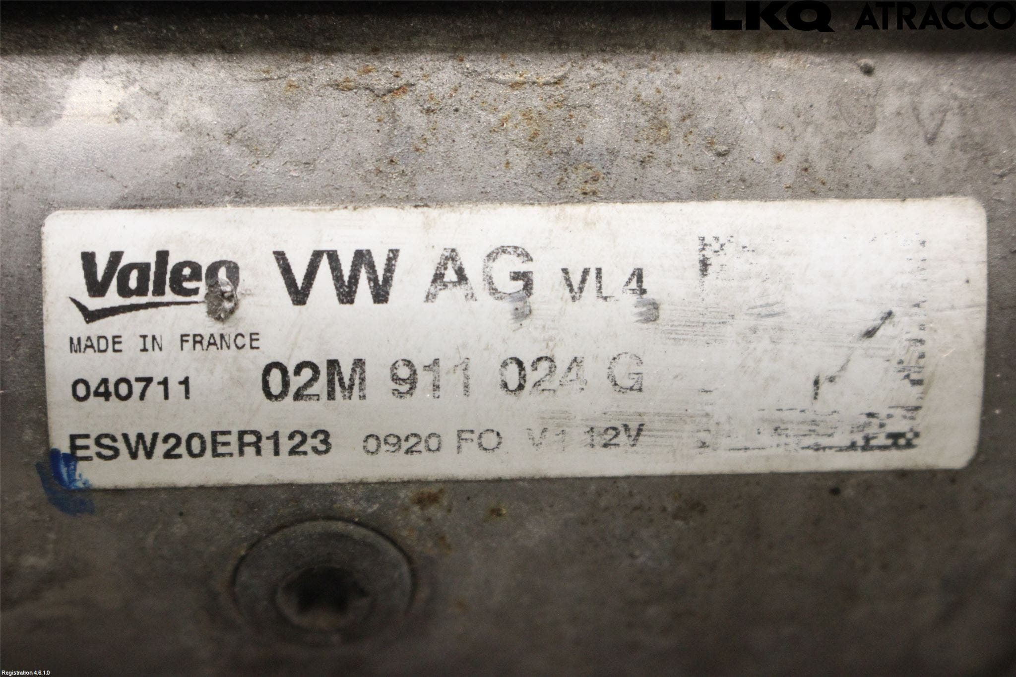 Volkswagen VW PASSAT 11-14 Startmotor Diesel