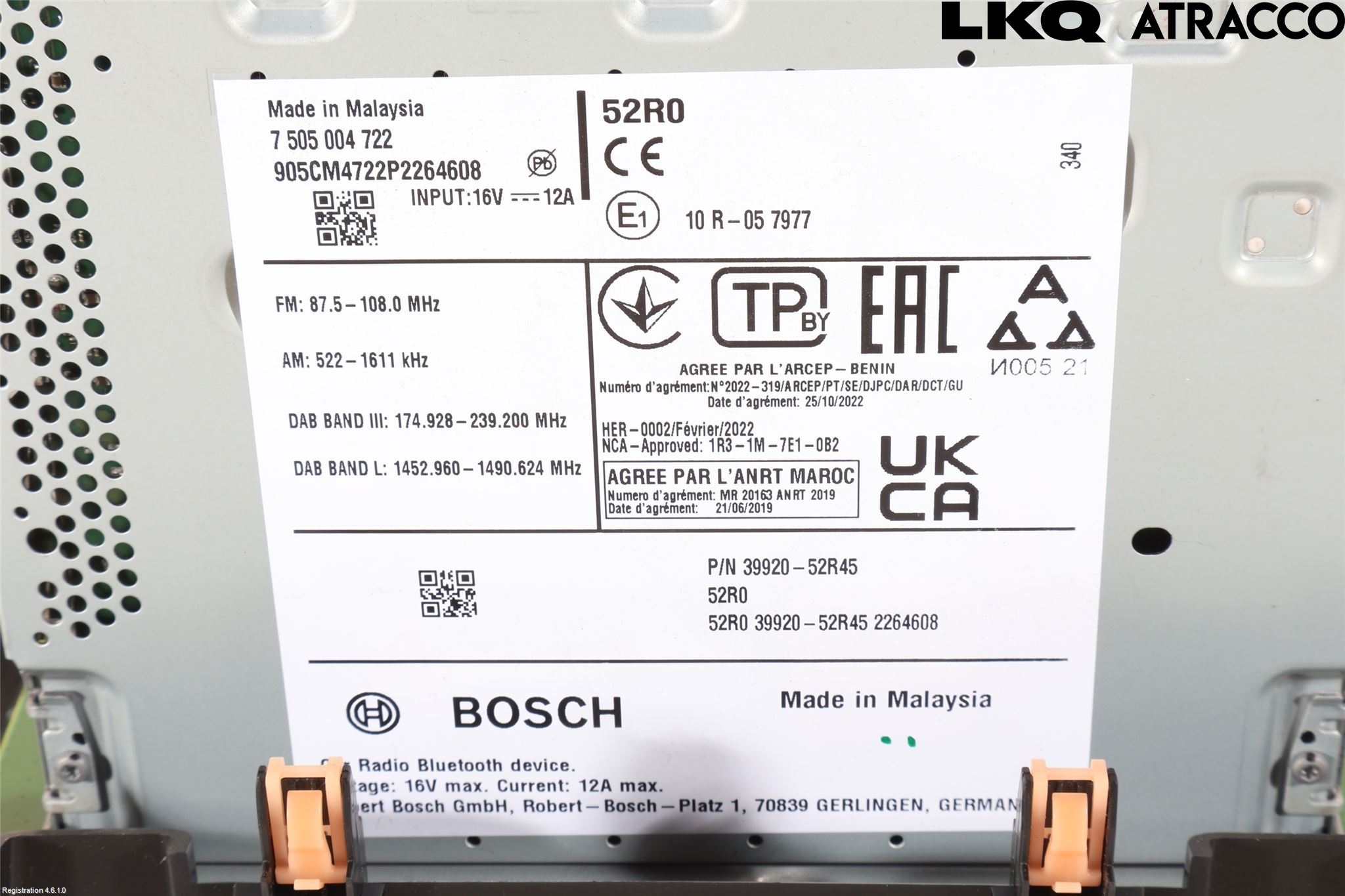 Suzuki SWIFT 24- Cd Radio - Multimediapanel