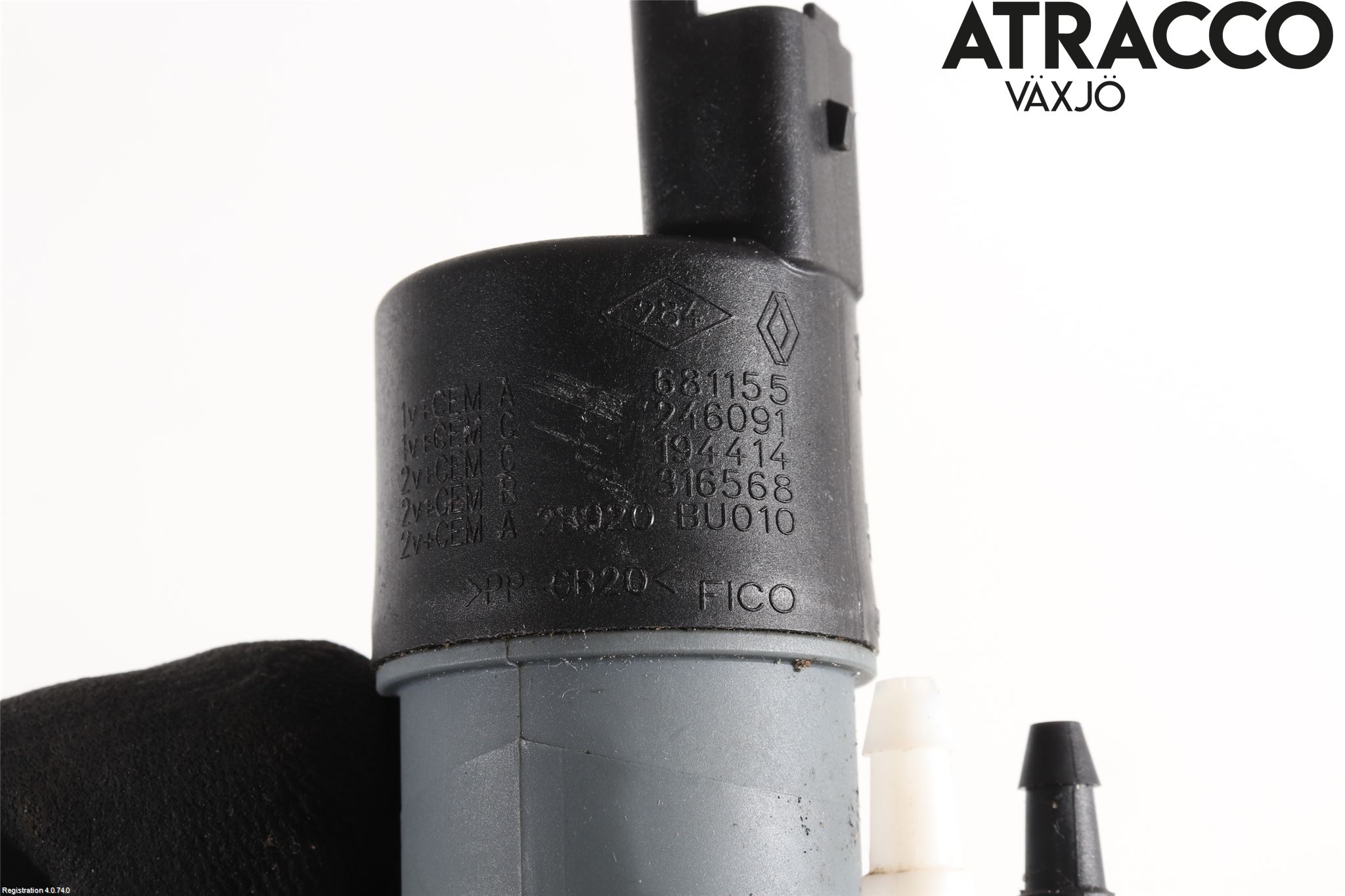 Nissan QASHQAI 14-17 Spolarpump Vindruta