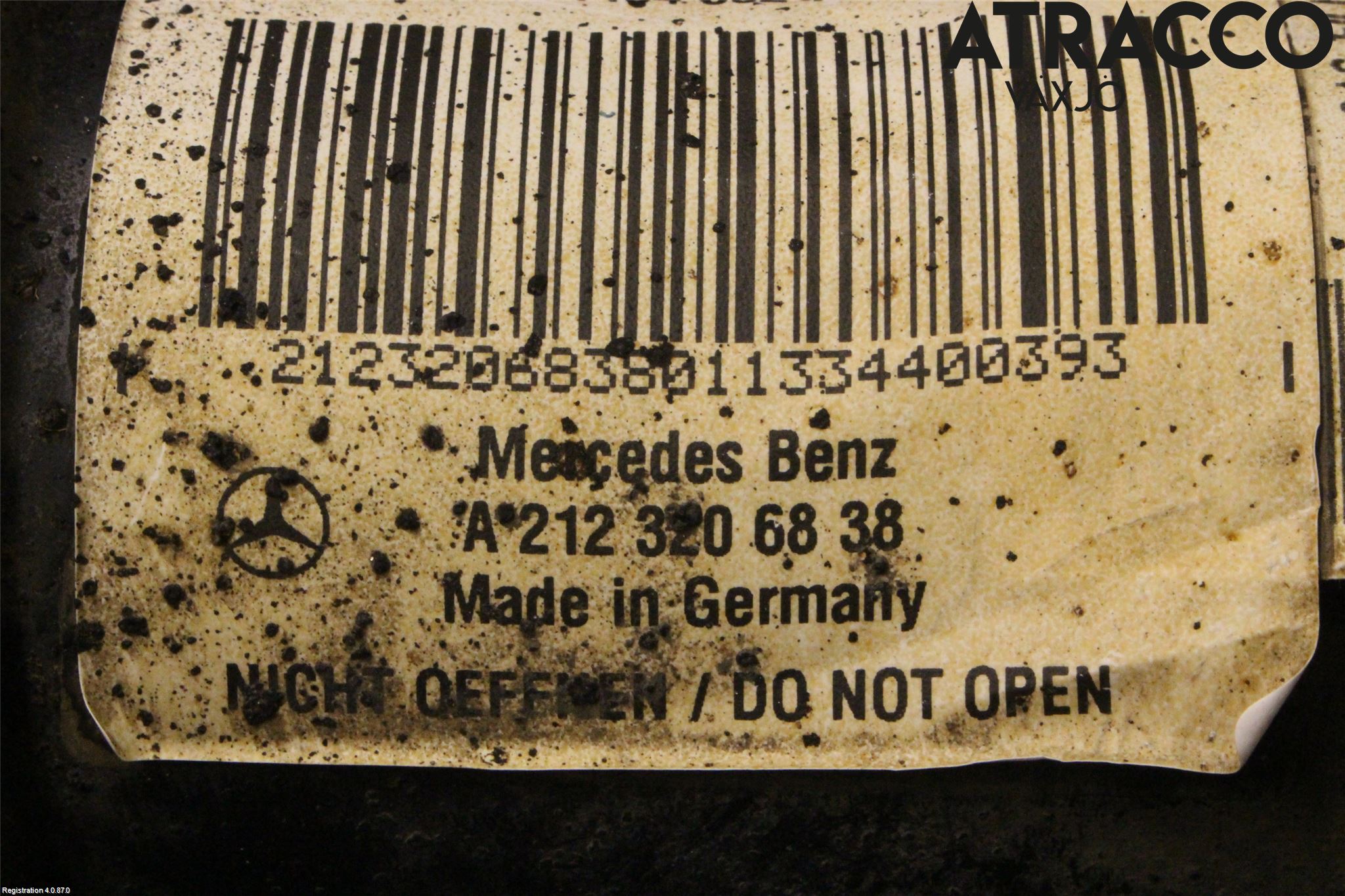 Mercedes-Benz MB E-KLASS (W212) 09-16 Fjäderben Fram Höger