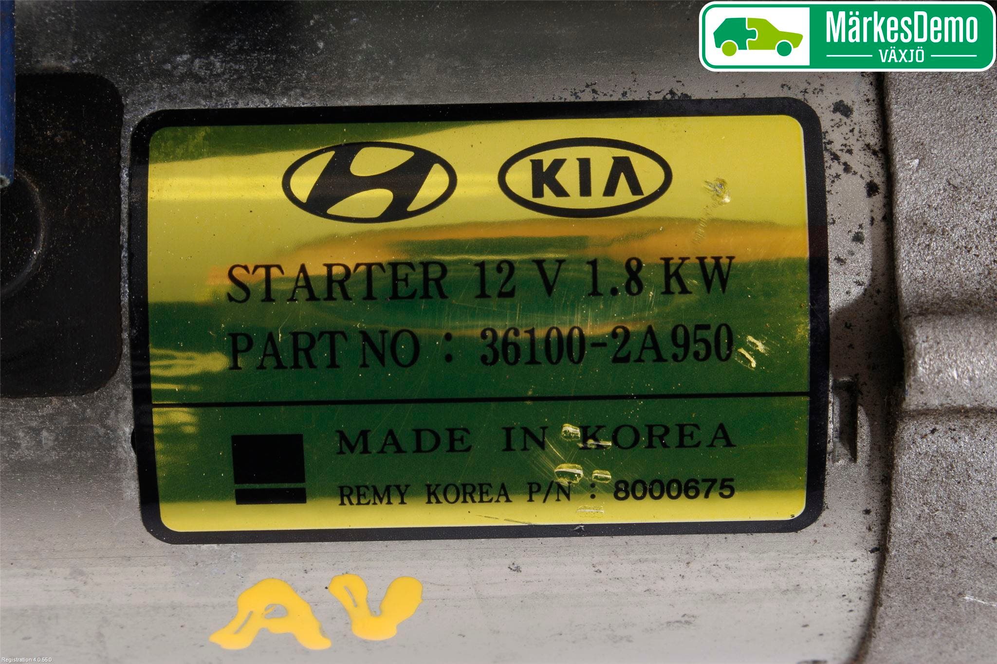 Hyundai i30 PD 17- Startmotor Diesel