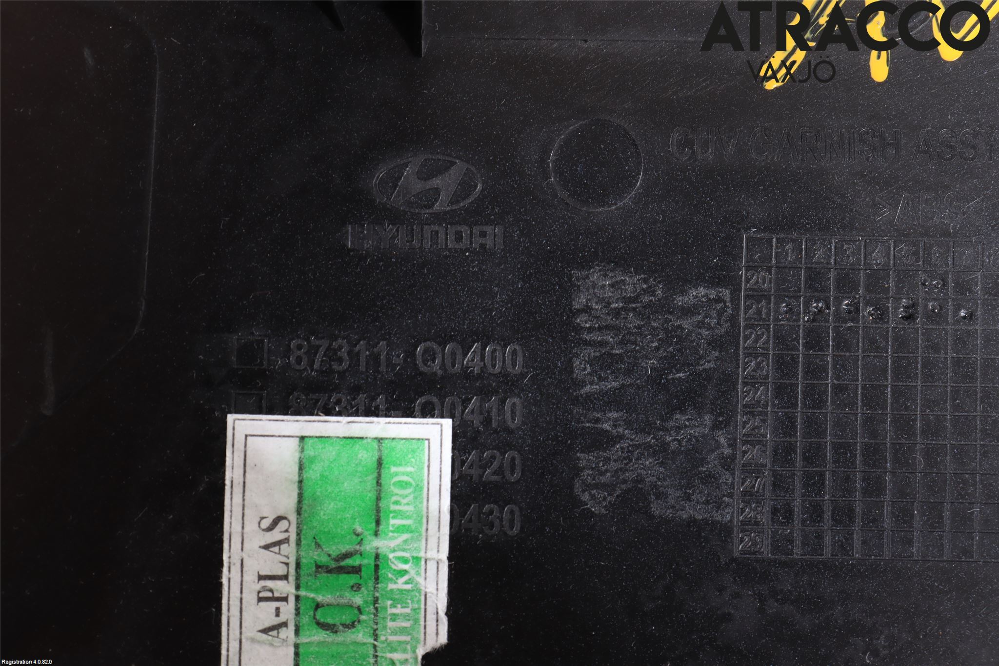 Hyundai BAYON BC3 21- List Bak-Baklucka