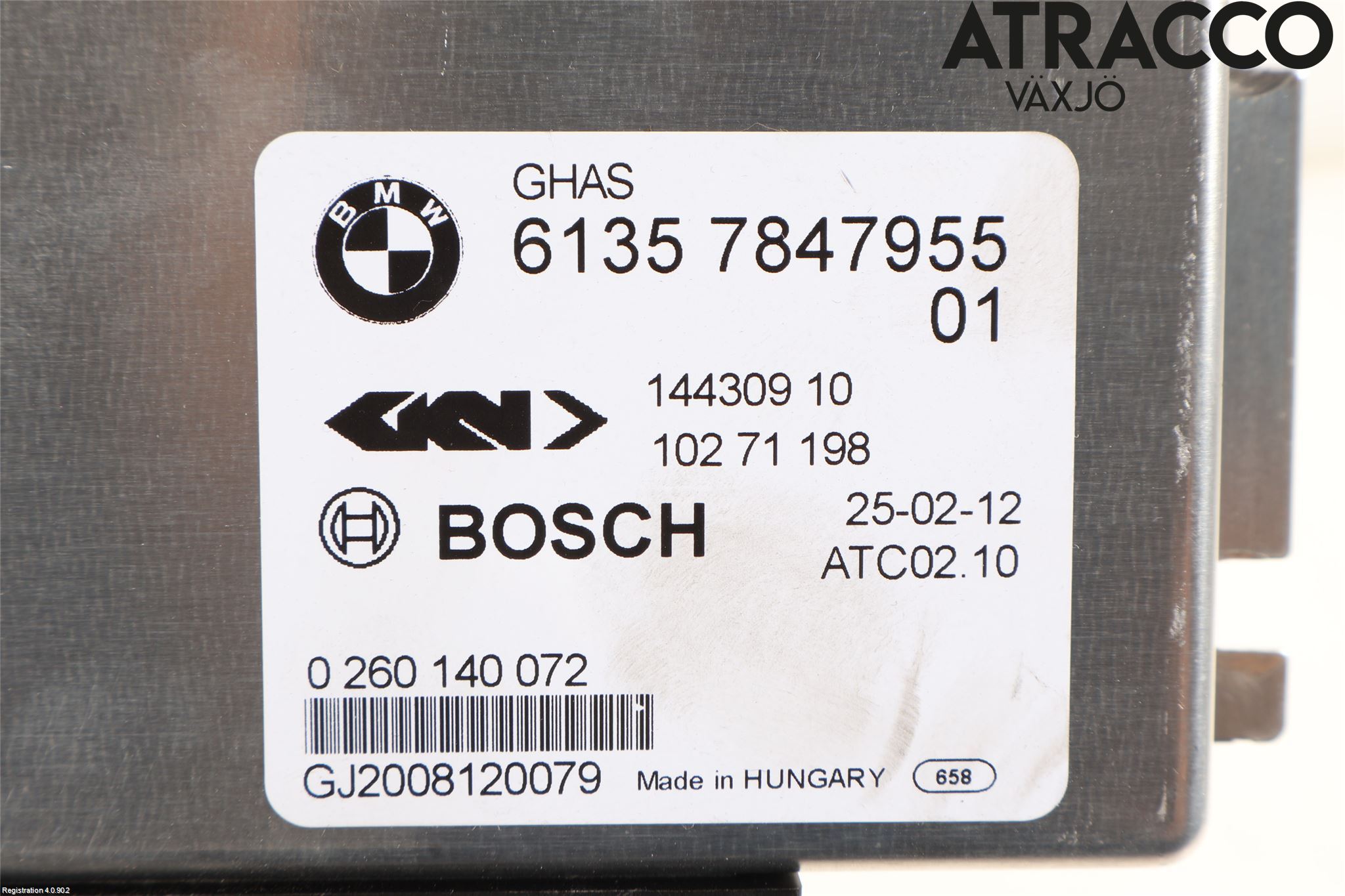 BMW 5 F10/F11/F18 09-17 Styrenhet Övrigt