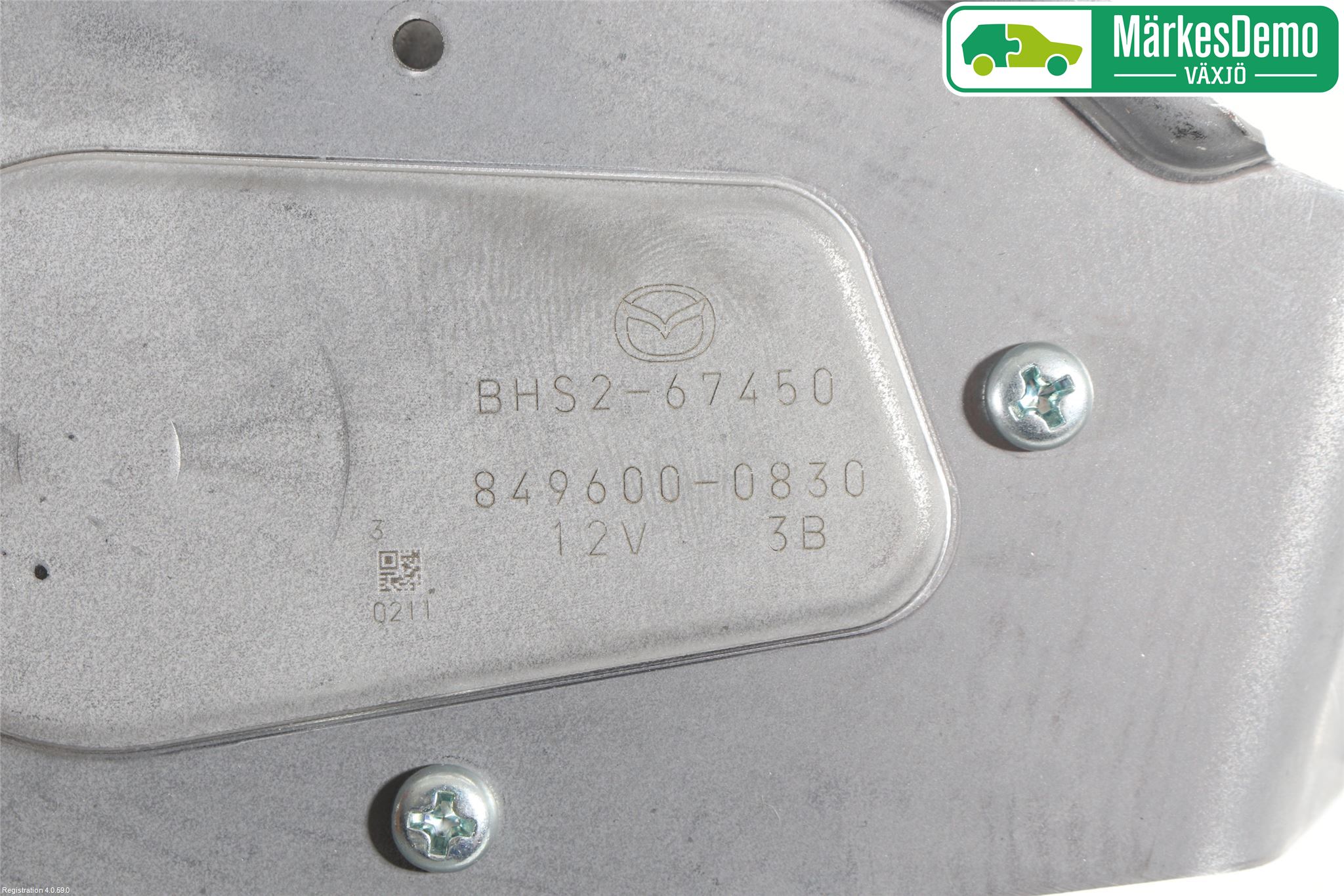 Mazda 3 III 14-19 Torkarmotor Baklucka